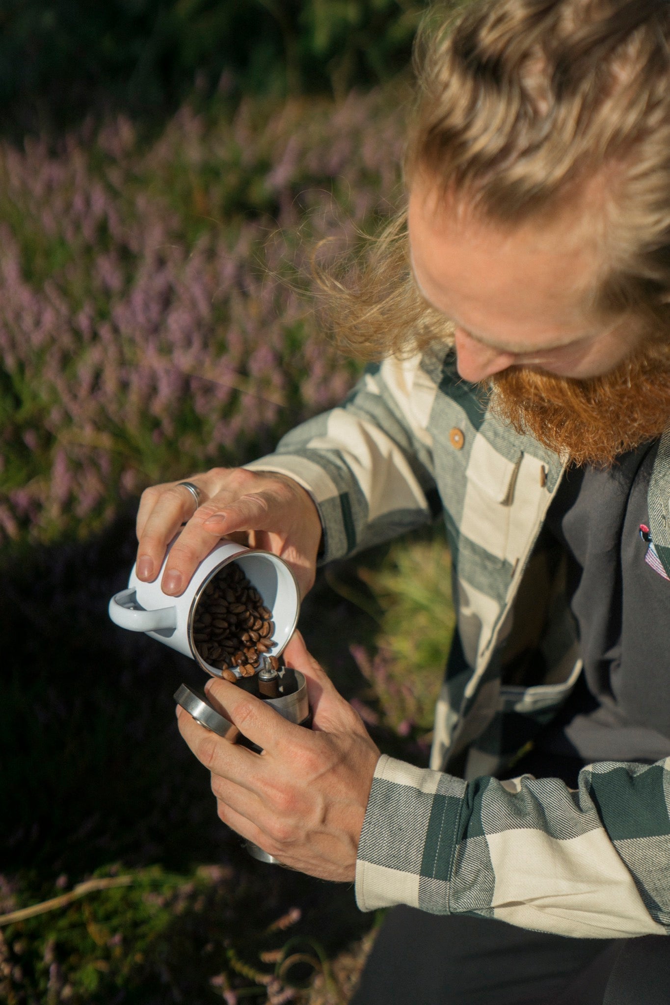 Återvunnen arbetsskjorta (grön)