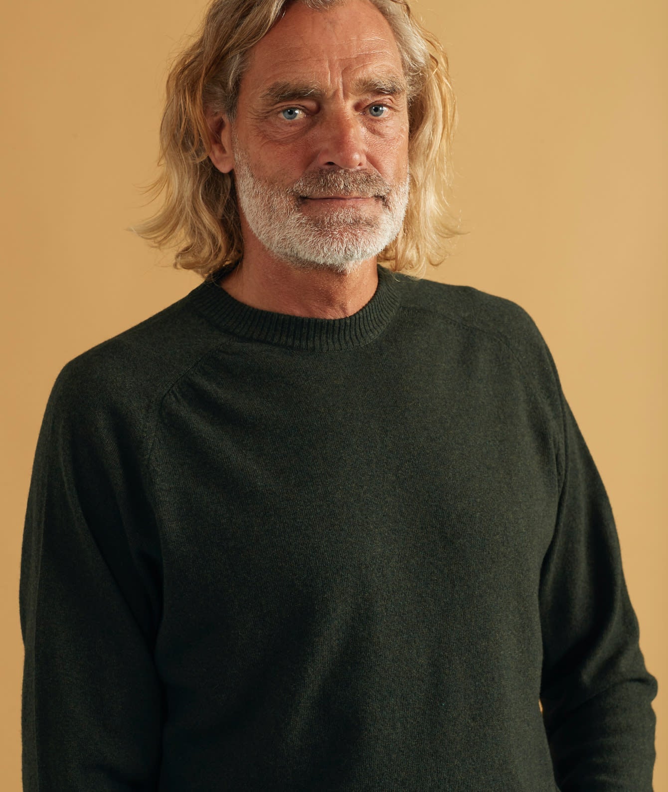 05016 | Elsk Ditlev Men'S Crewneck Knit | Dark Moss