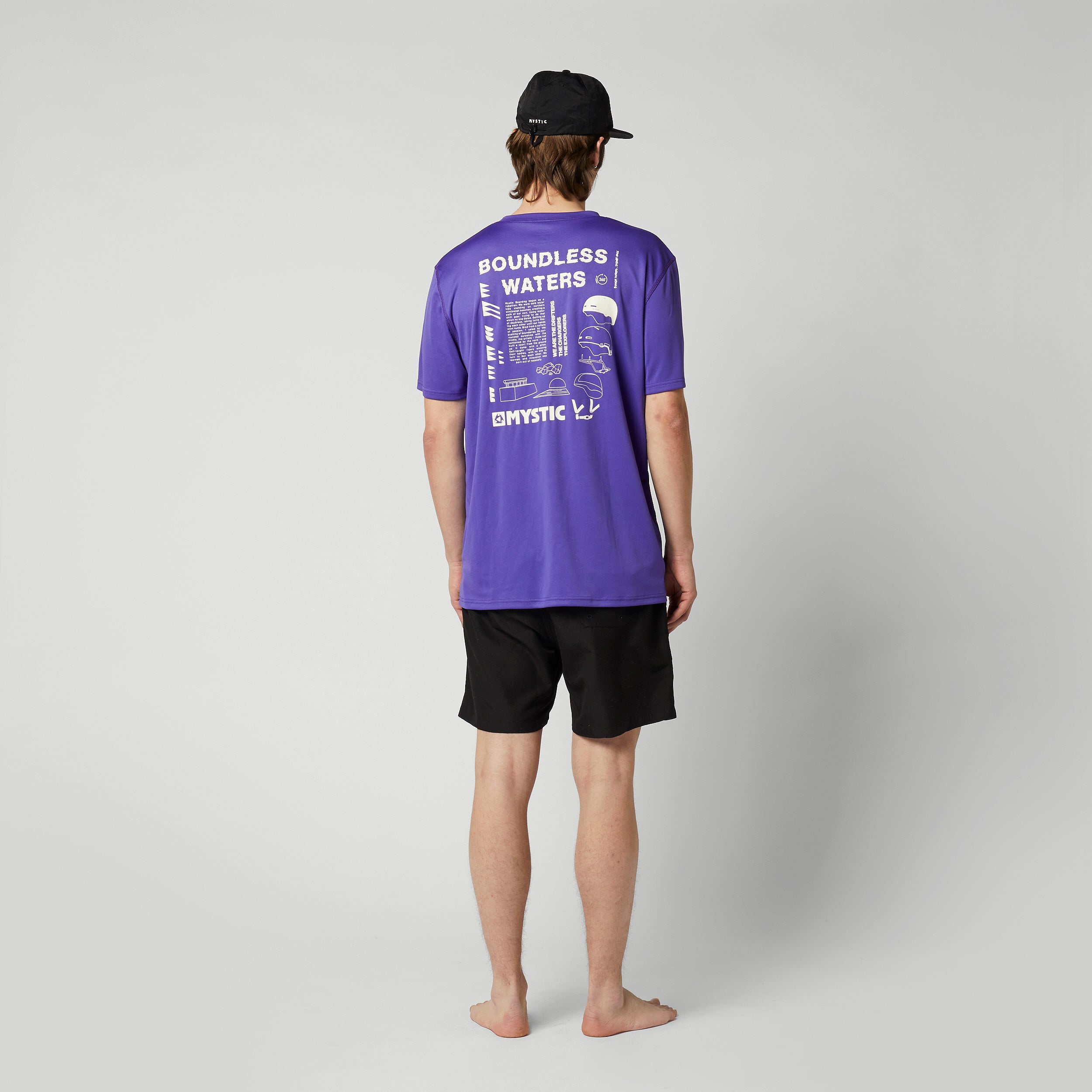 Tactic S/S Loosefit Quickdry - Purple