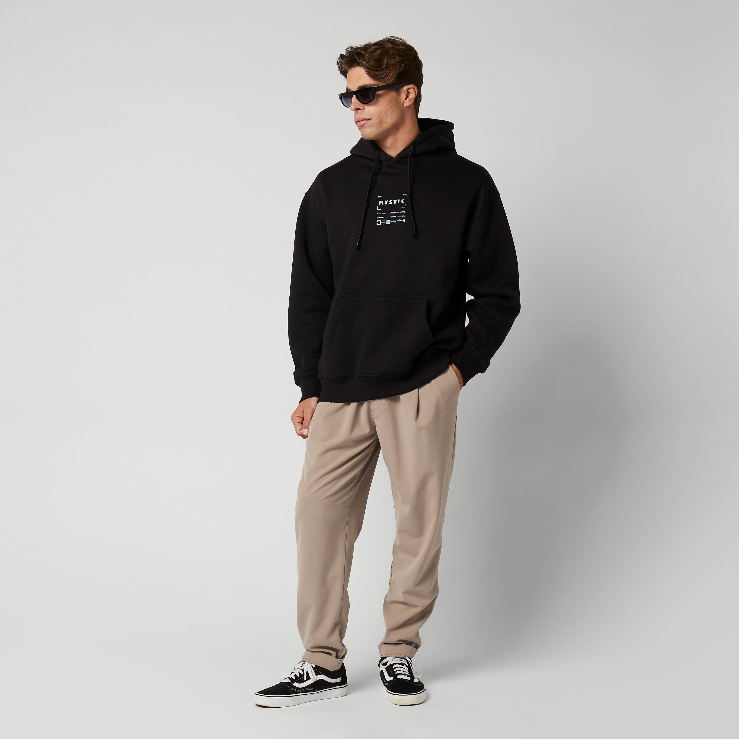 Mystic - Sequence Hood Sweat - Black