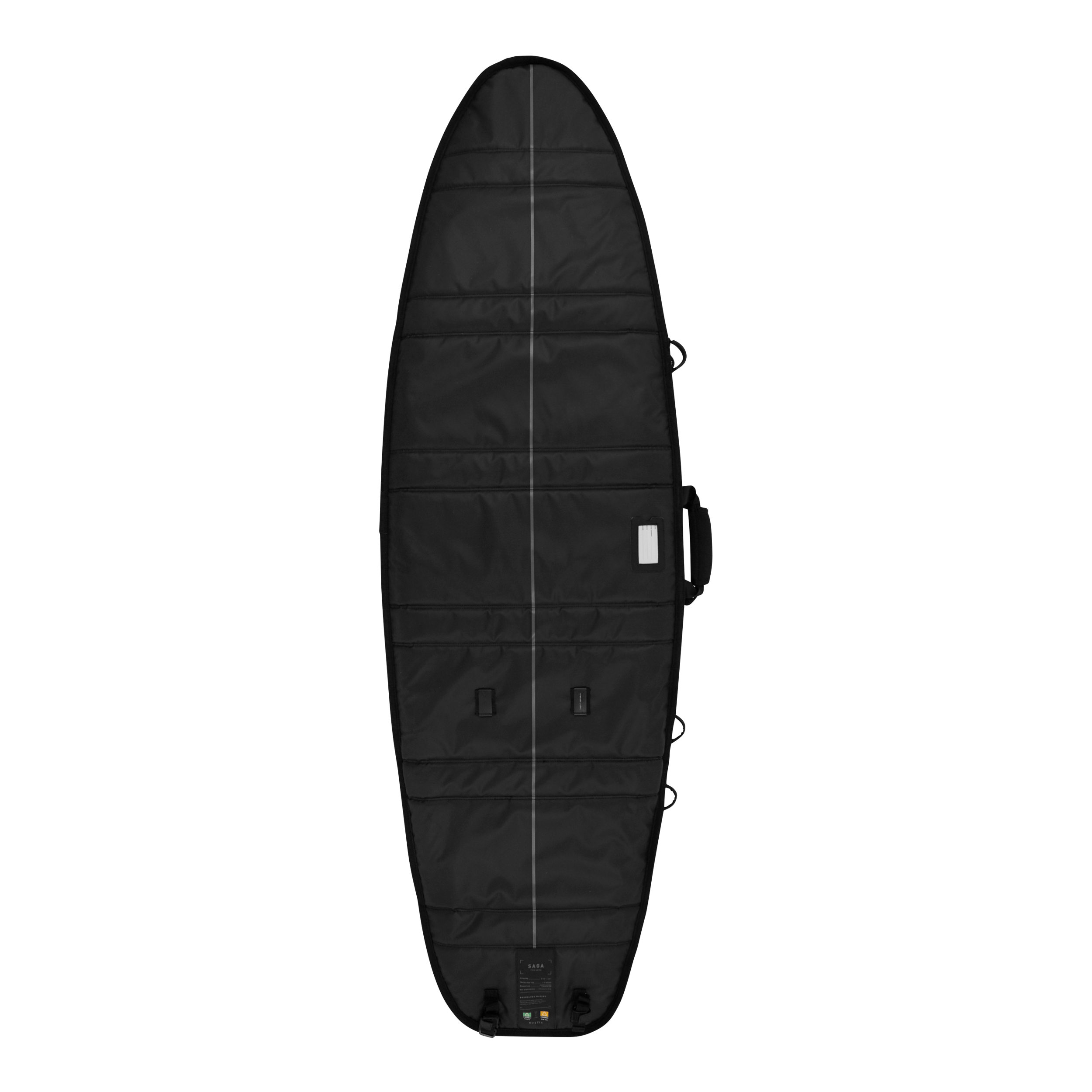 Saga Surf Boardbag - Black