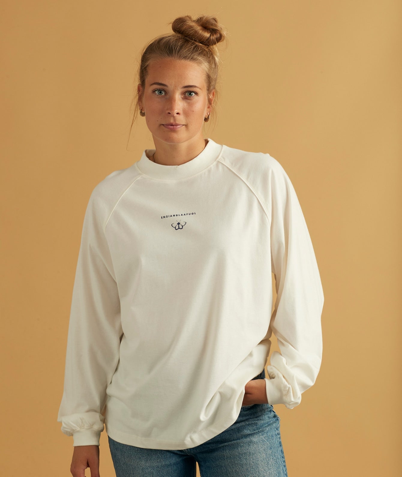 11059 | Elsk Ensian Esther Women'S Ls Tee | Off White