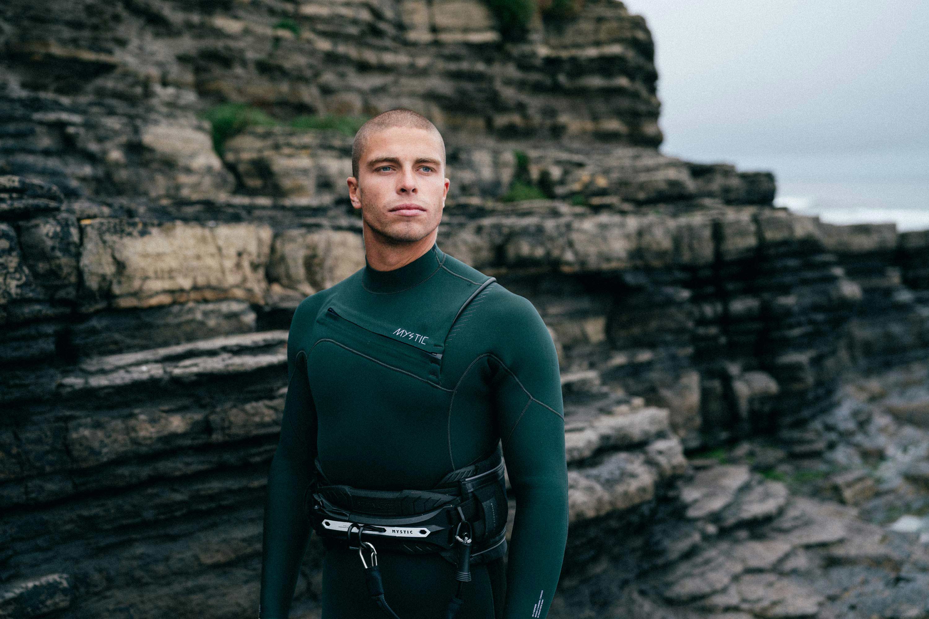 Mystic - Majestic Fullsuit 5/4mm Fzip - Marinblå