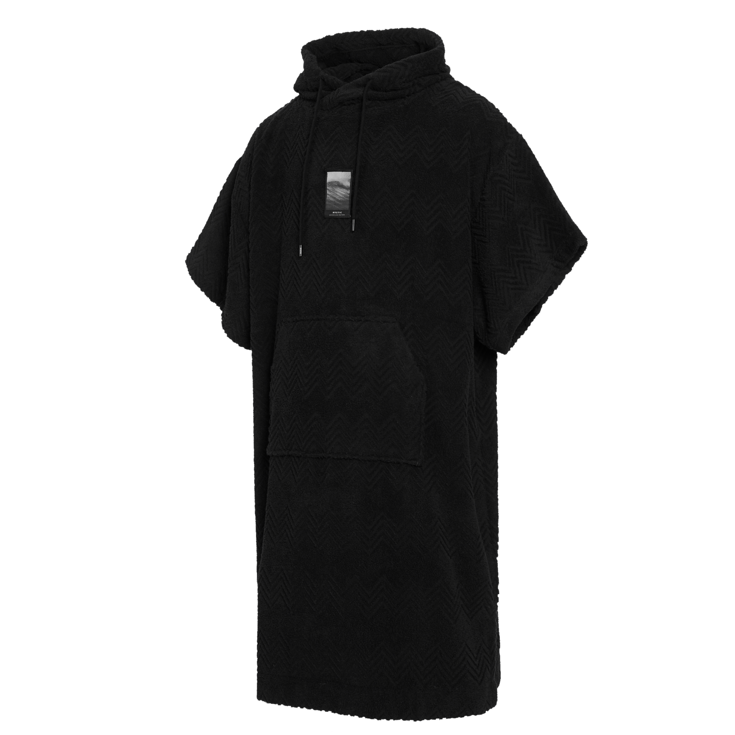 Poncho Jacquard - Black