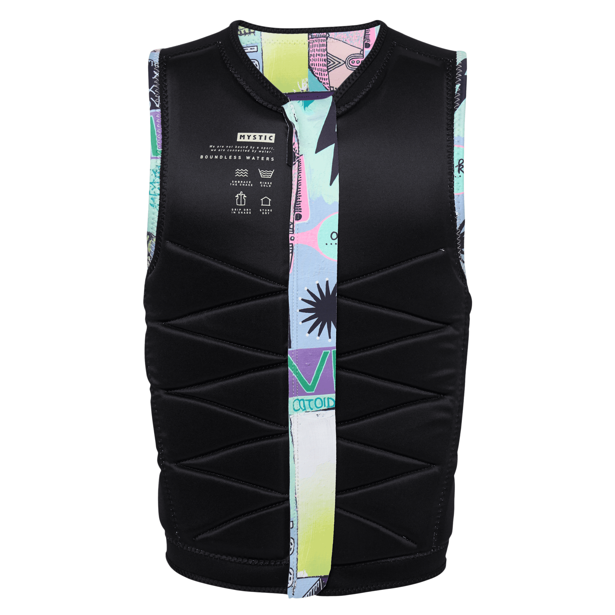 Mystic - Outlaw Impact Vest Fzip Wake