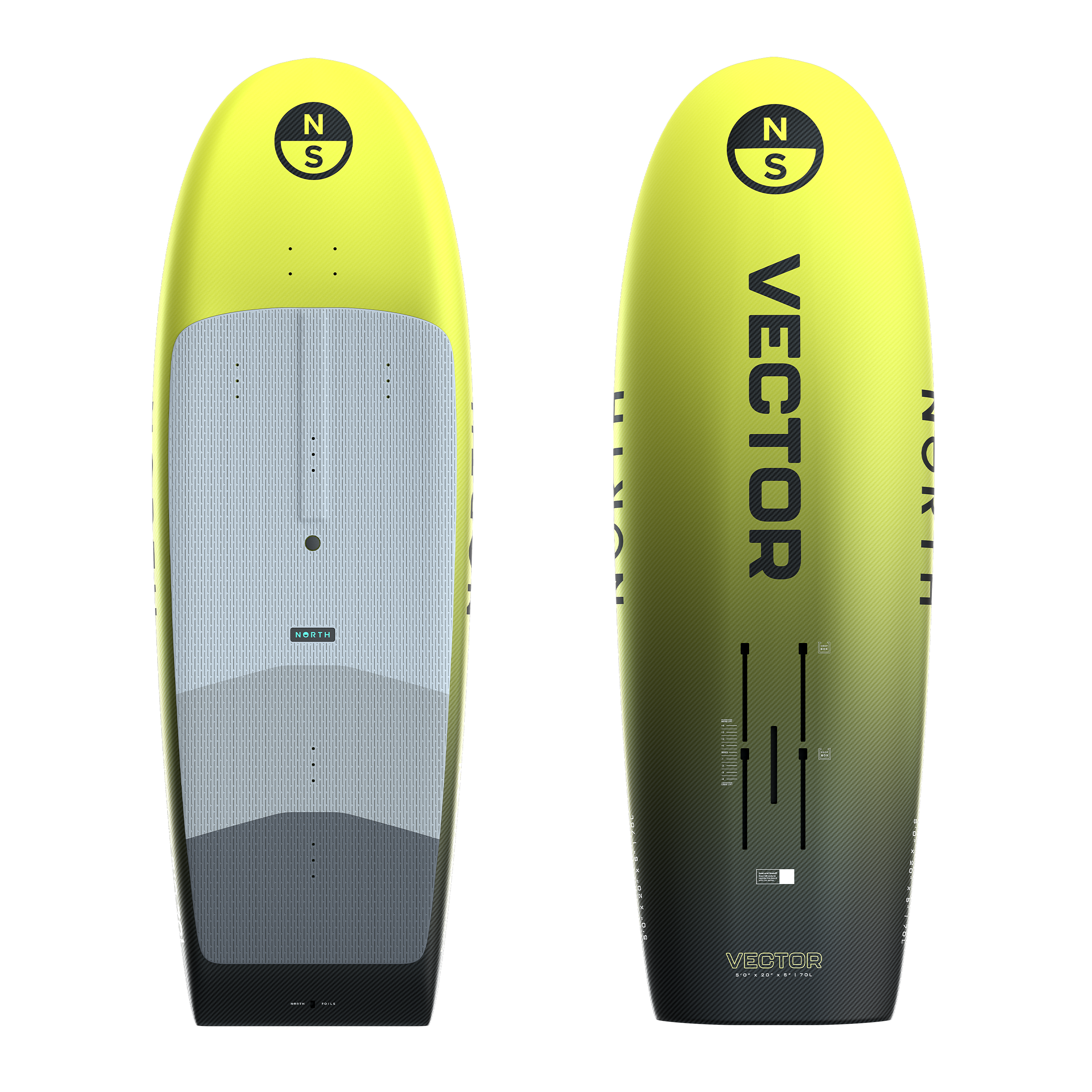 North - Vector Race Foil Board