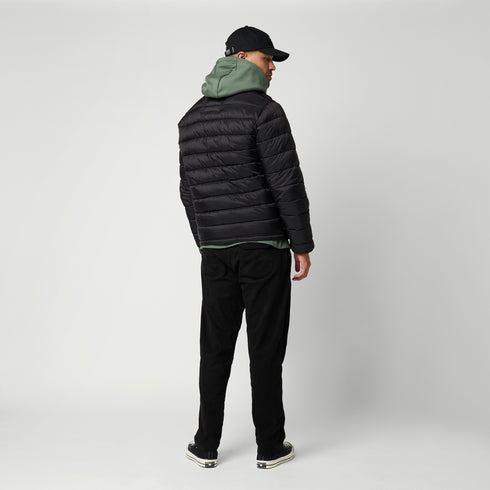 Quilted Midlayer Jacket - Black