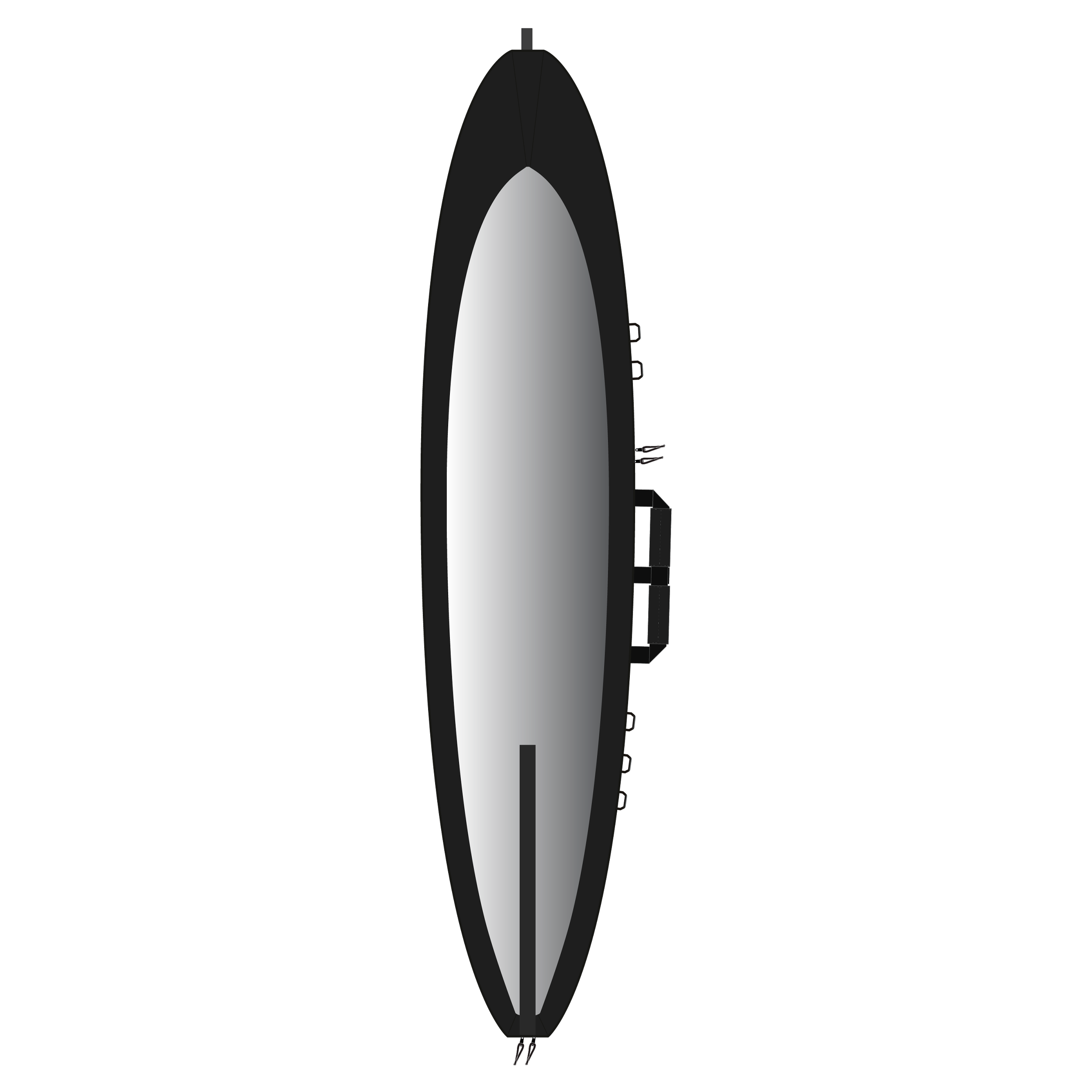 Mystic - Patrol Day Cover Downwind Foilboard - Black