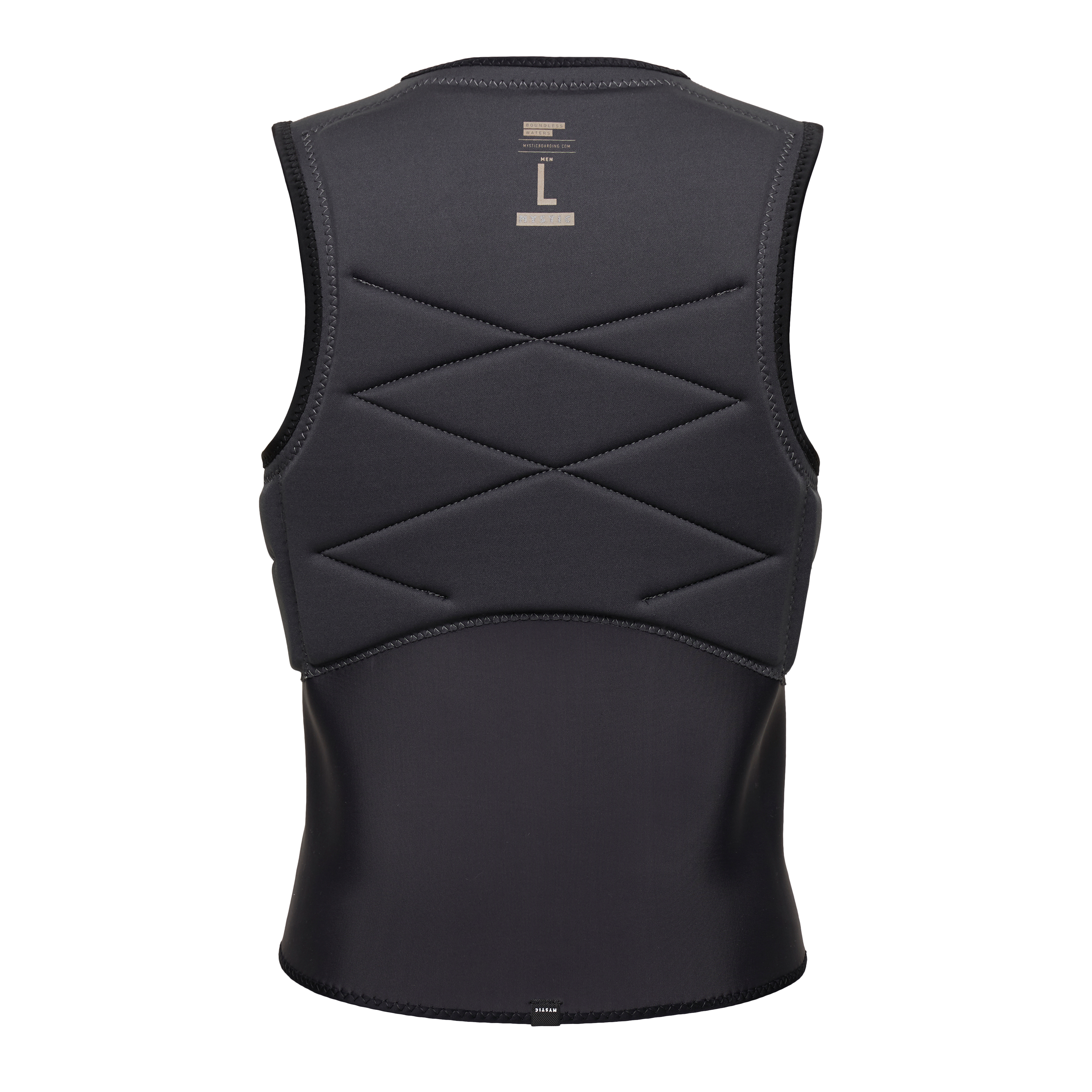 Outlaw Impact Vest Fzip - Black