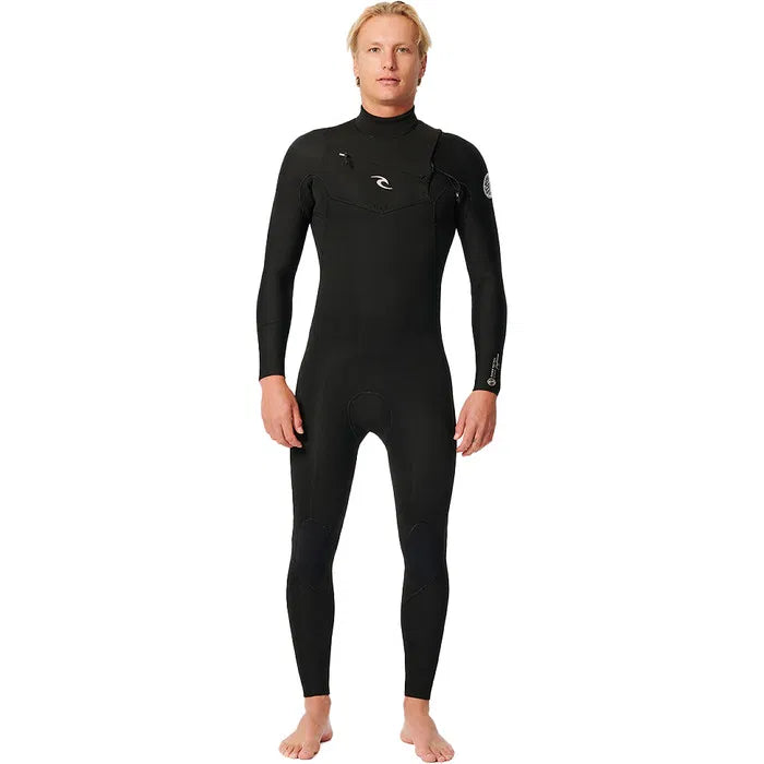 Rip Curl Dawn Patrol Black 5/3 Chest Zip Våtdräkt