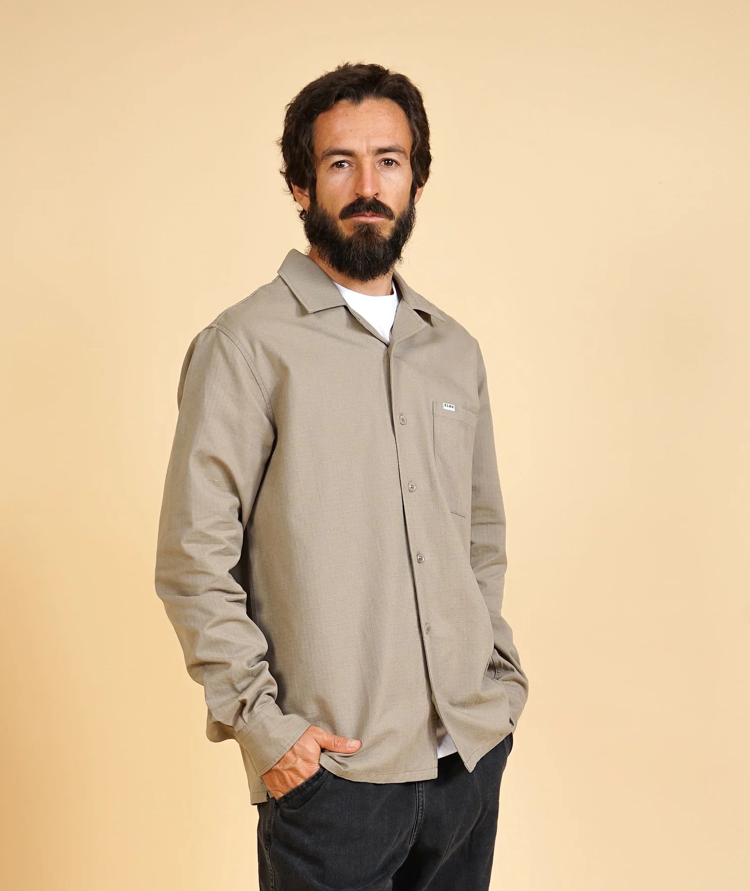 Ripstop Men'S Ls Shirt