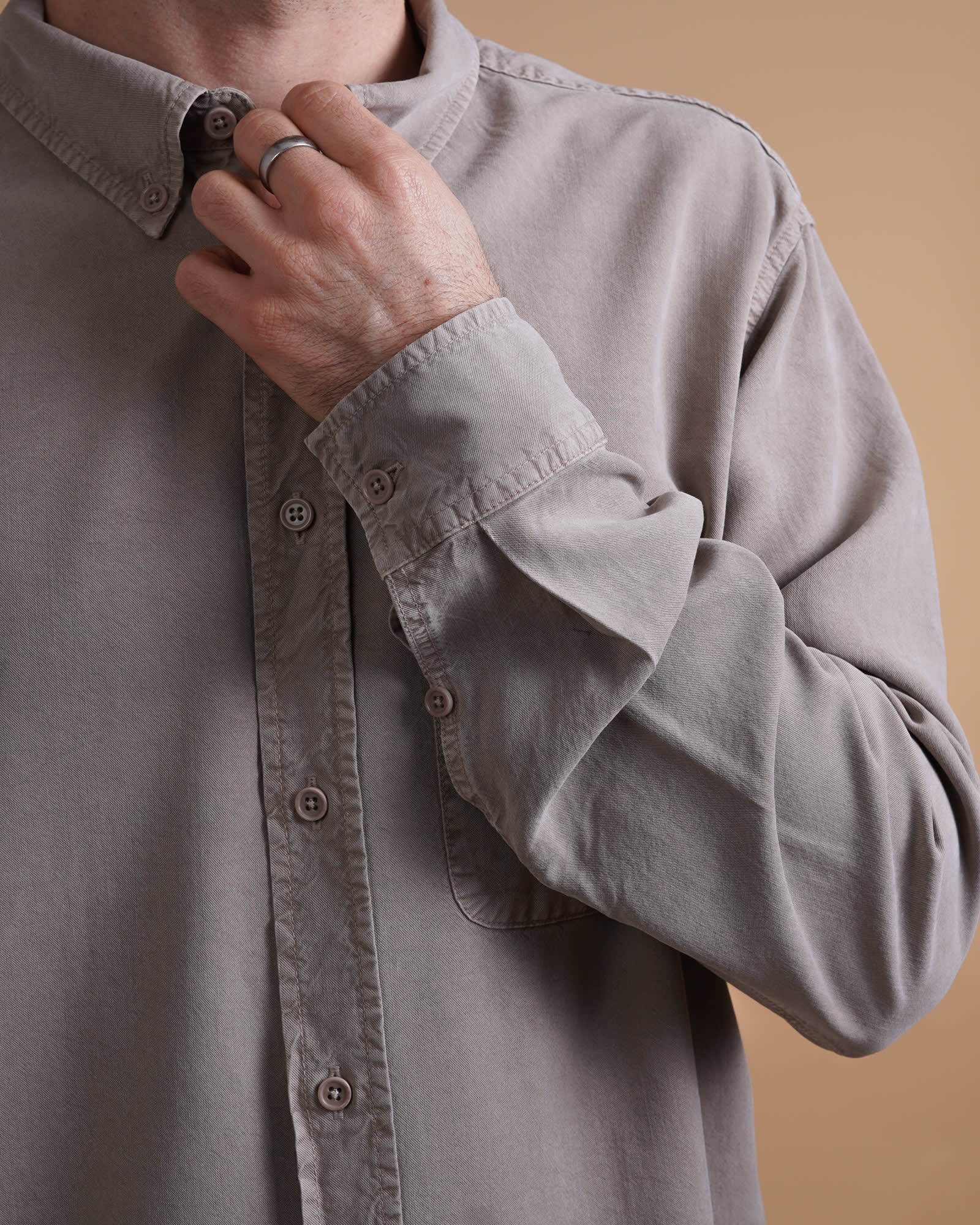 Lyocell Men'S Ls Shirt