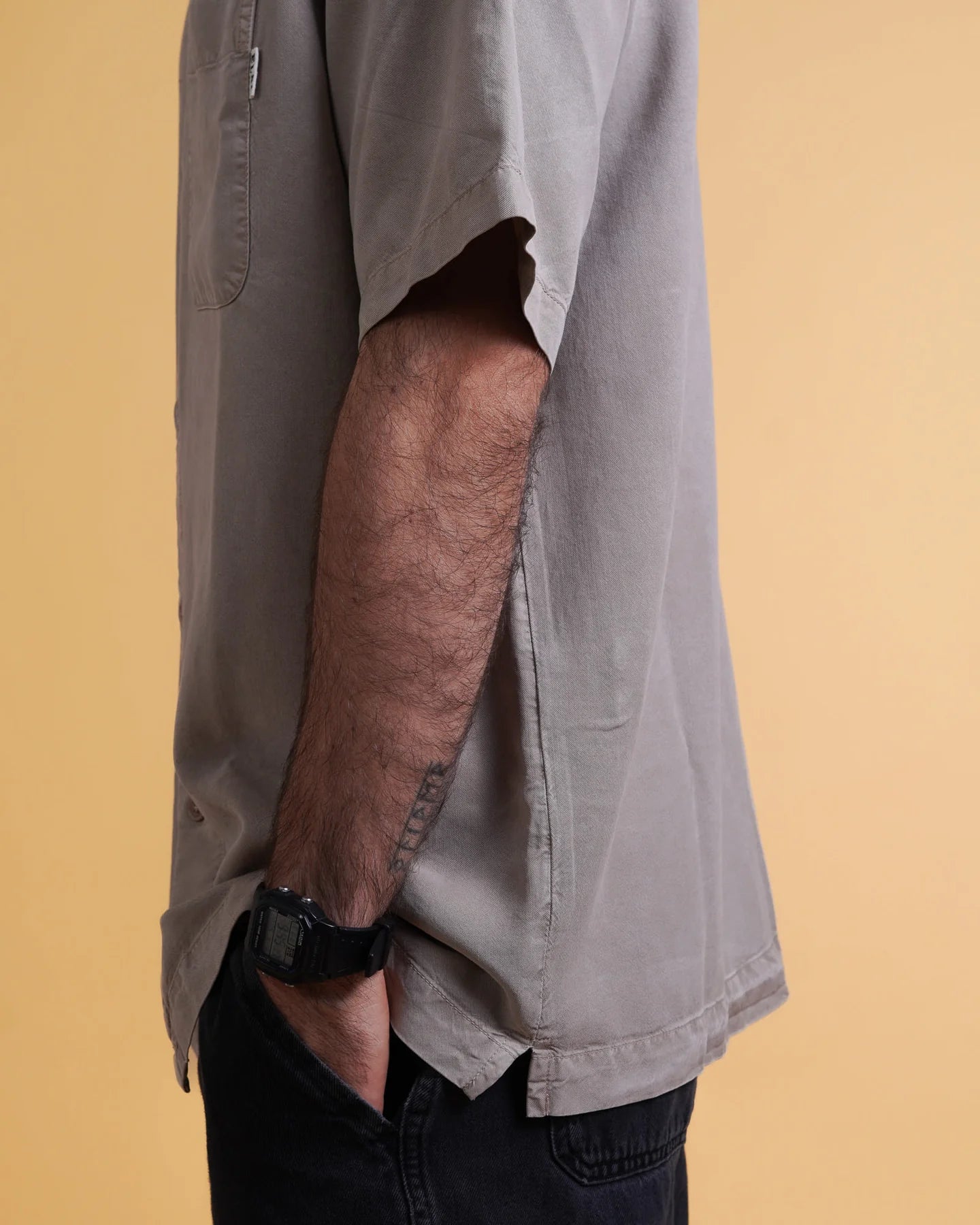 Lyocell Men'S Ss Shirt