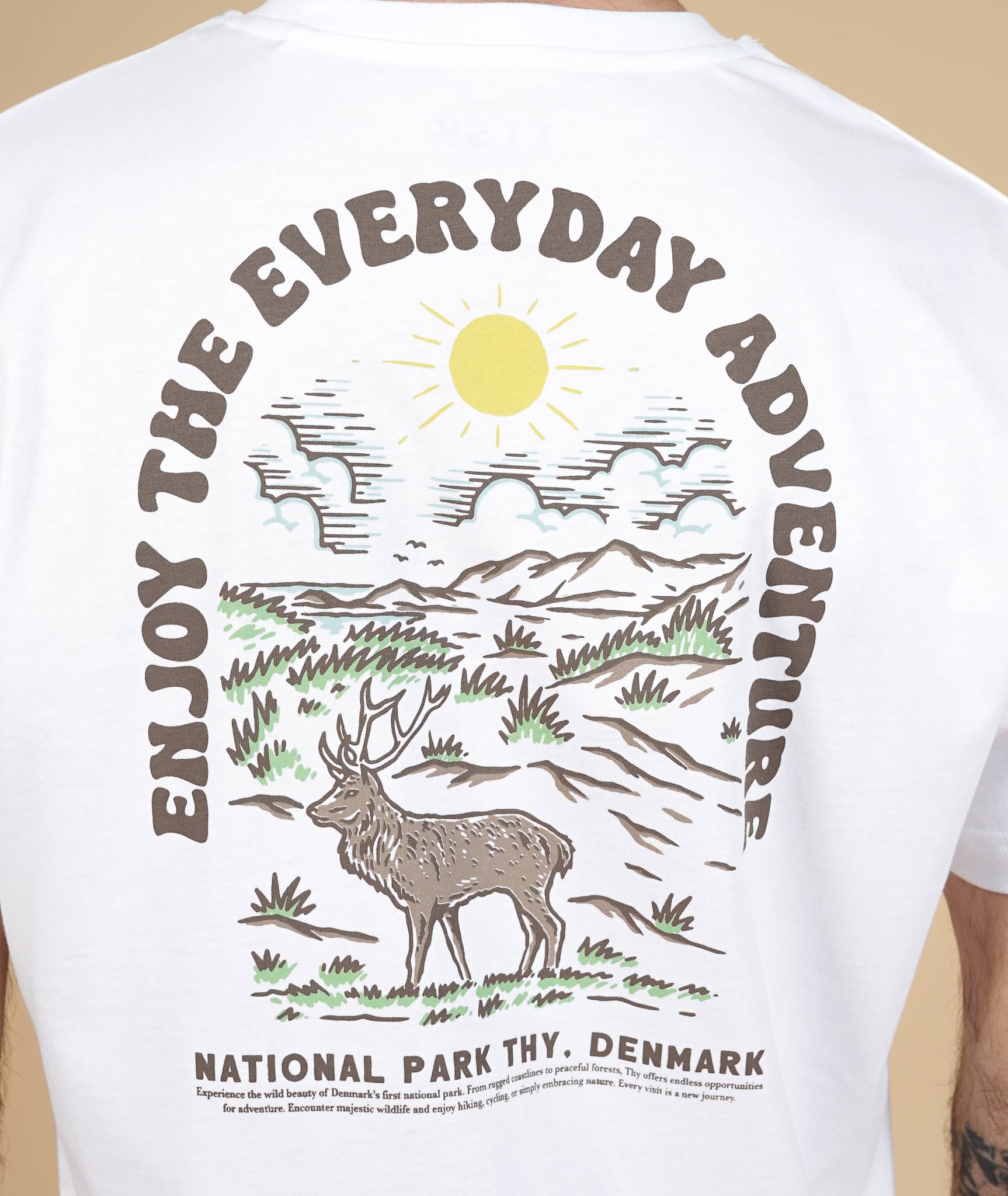 Backyard BP herr borstad t-shirt