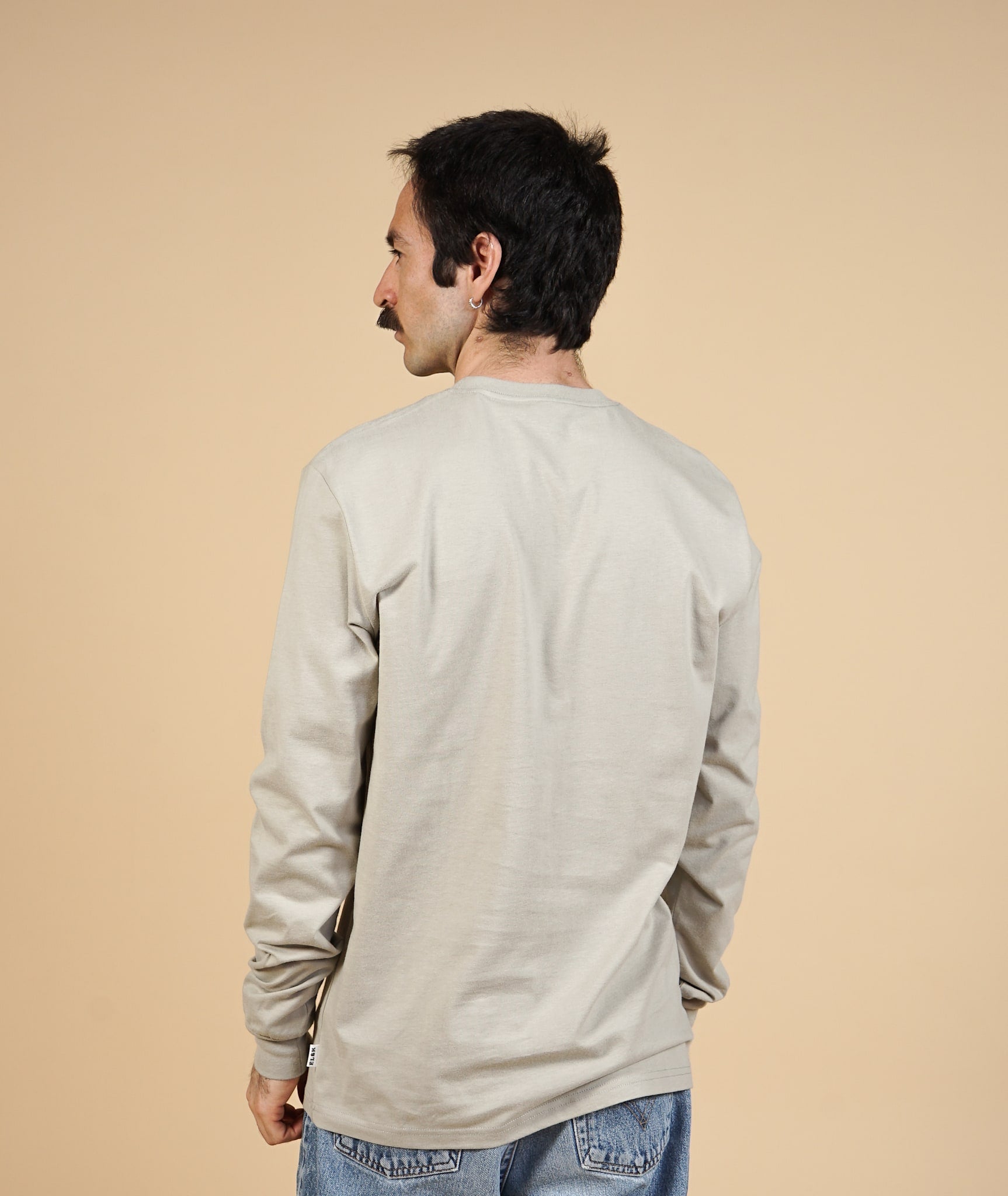 Backyard Ch Men'S Brushed Ls T-Shirt