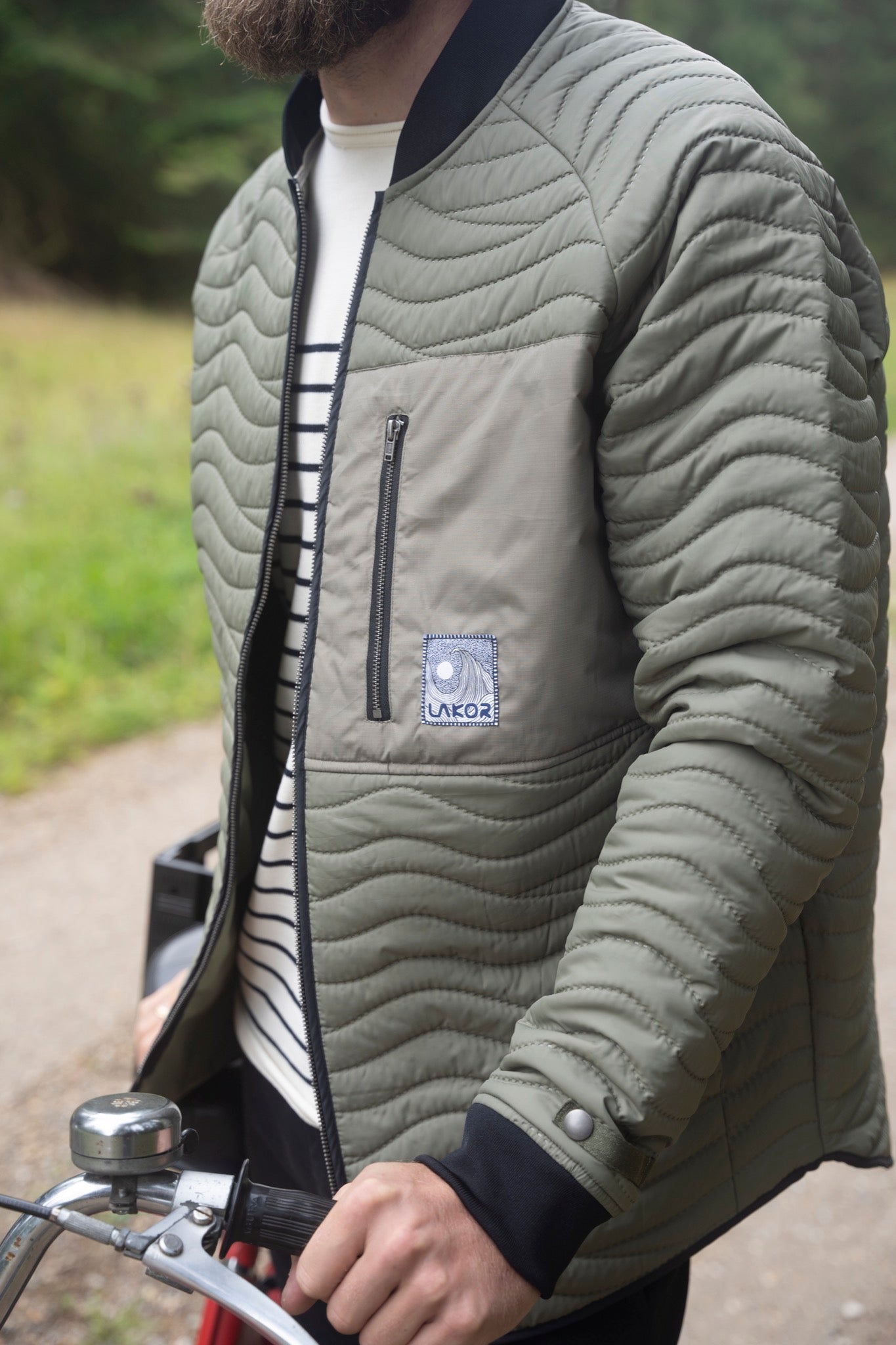 Seaway Quilt Jacka (Deep Lichen Green)