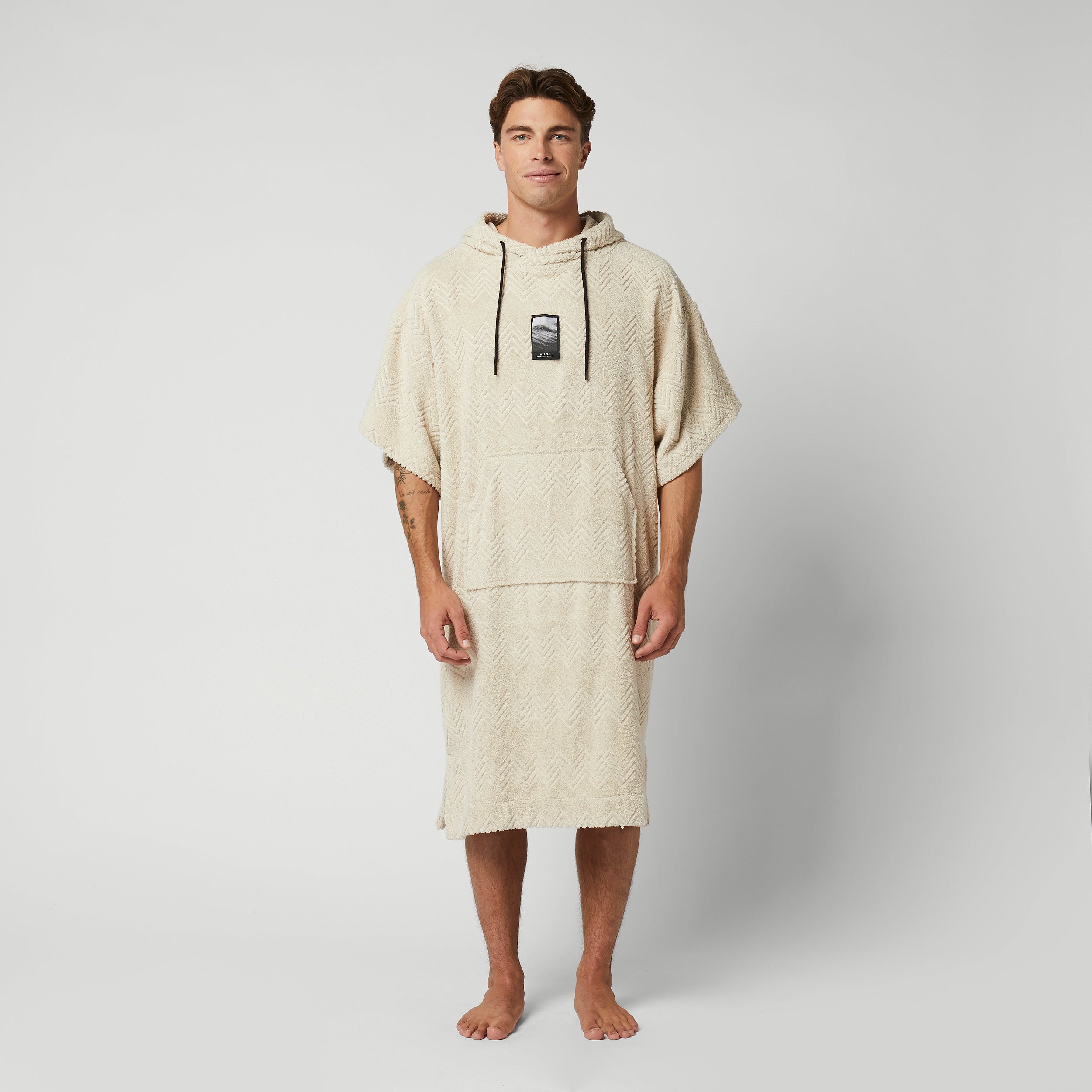 Poncho Jacquard - Off White