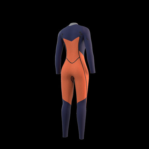 Mystic - Dazzled Fullsuit 4/3mm Double Fzip Women - Black - 2024
