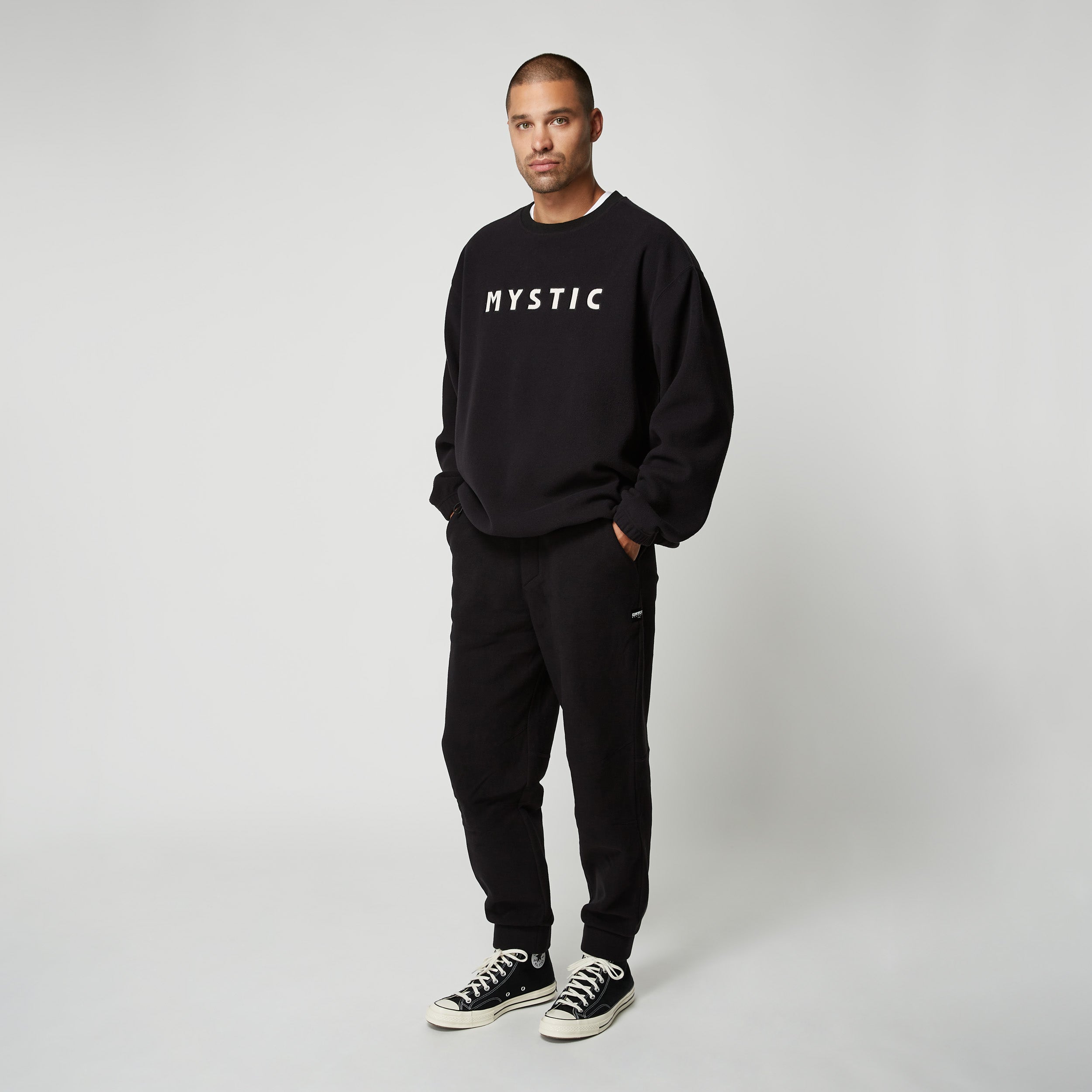Mystic - The Heat Box Crew Sweat - Black