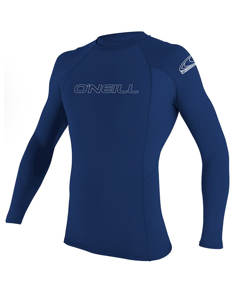 Basickins L/S Rash Guard - Marinblå