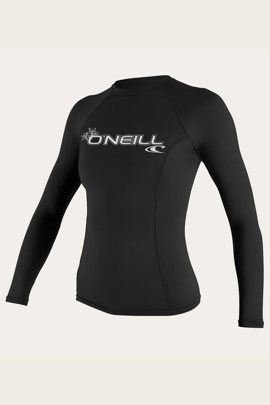 Wms Basickins L/S Rash Guard - Svart