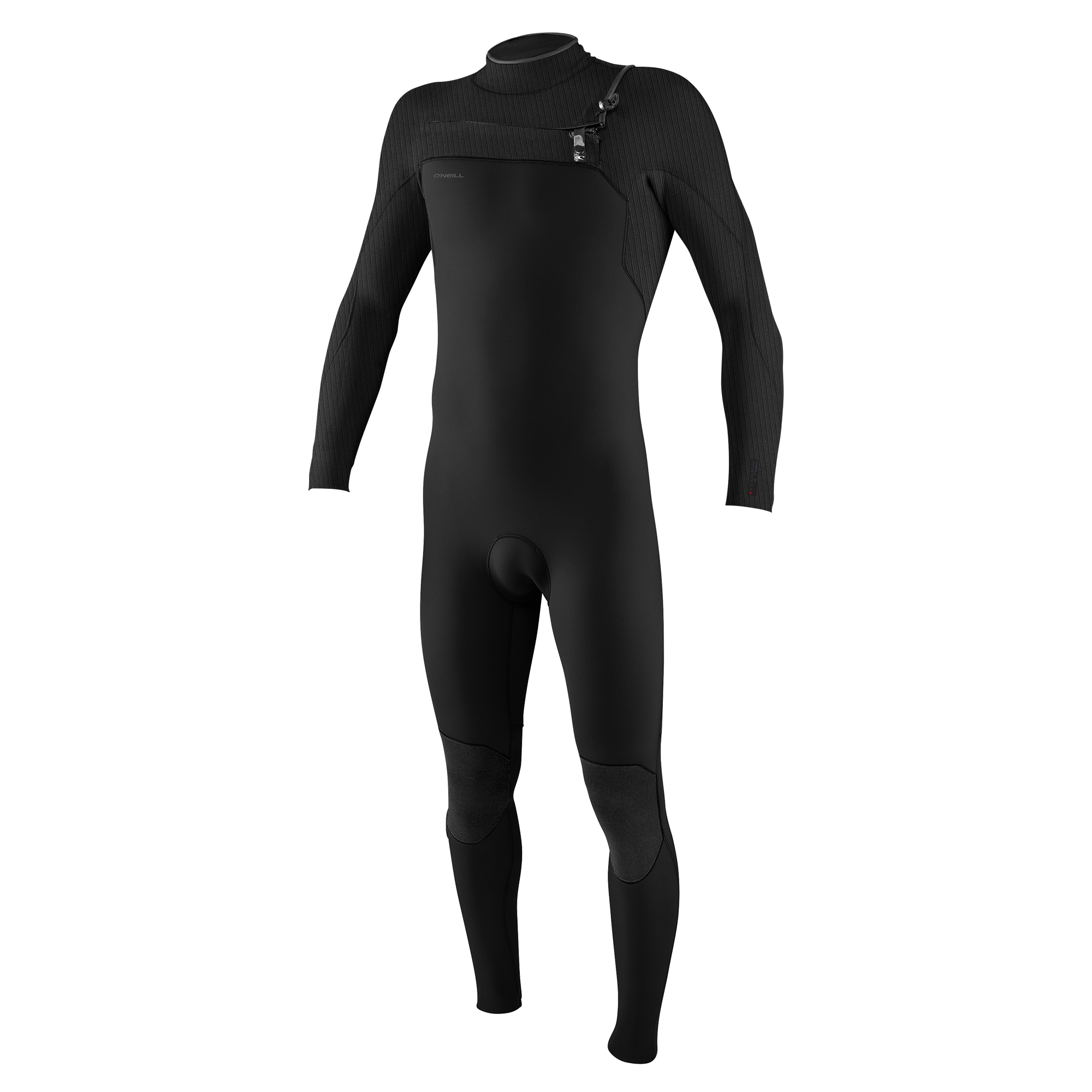 Hyperfreak 5/4+ Chest Zip Full - svart/svart