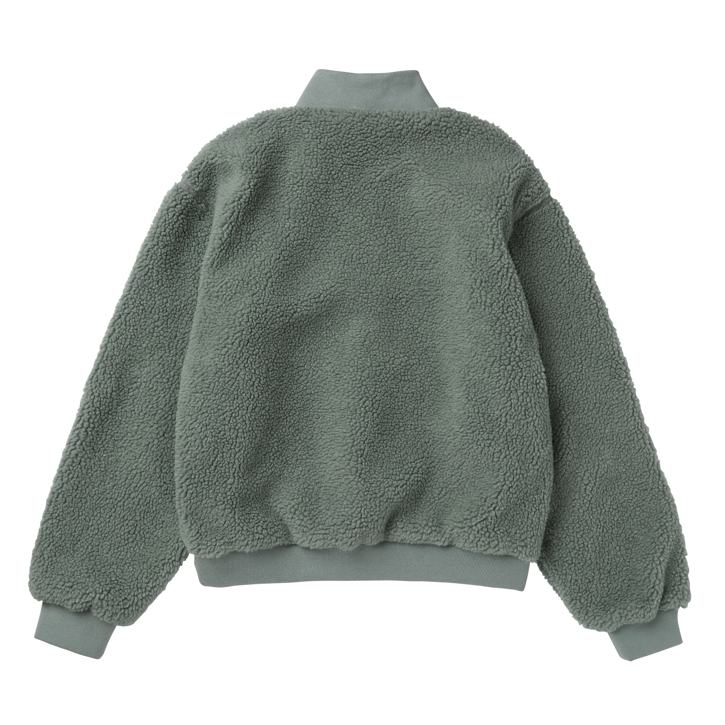 Mystic - Teddy Zip Up Sweat Women - Frozen Green