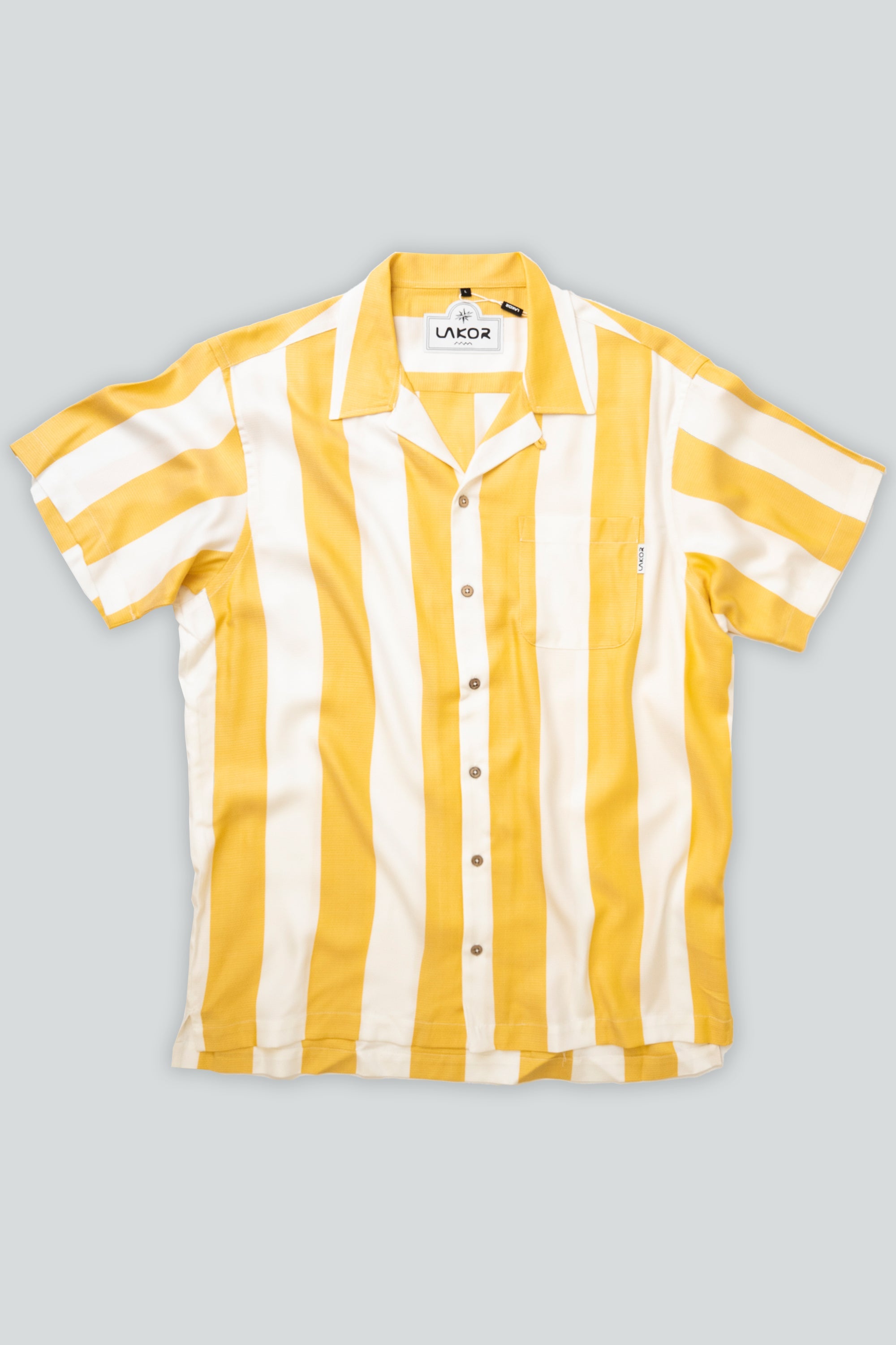 Bold Stripes skjorta (gul)