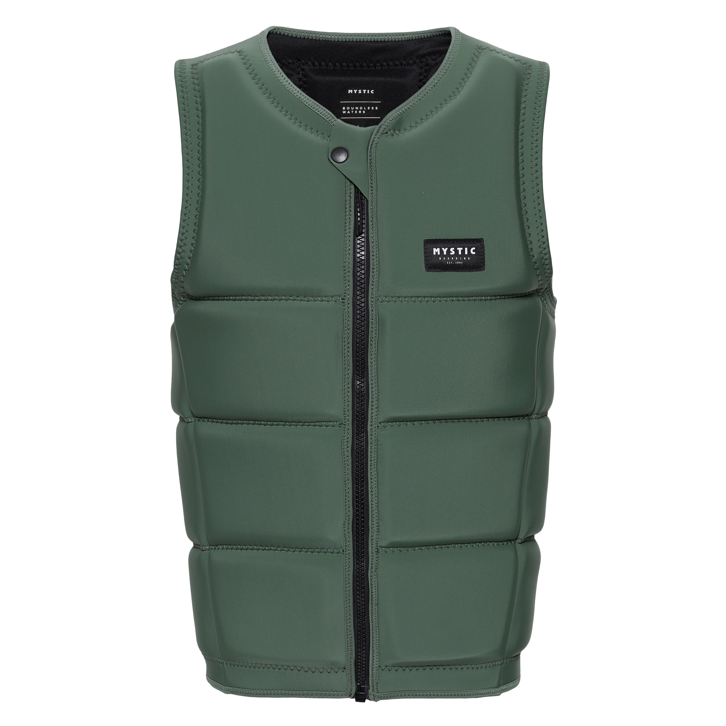 Star Impact Vest Fzip Wake - Dark Olive