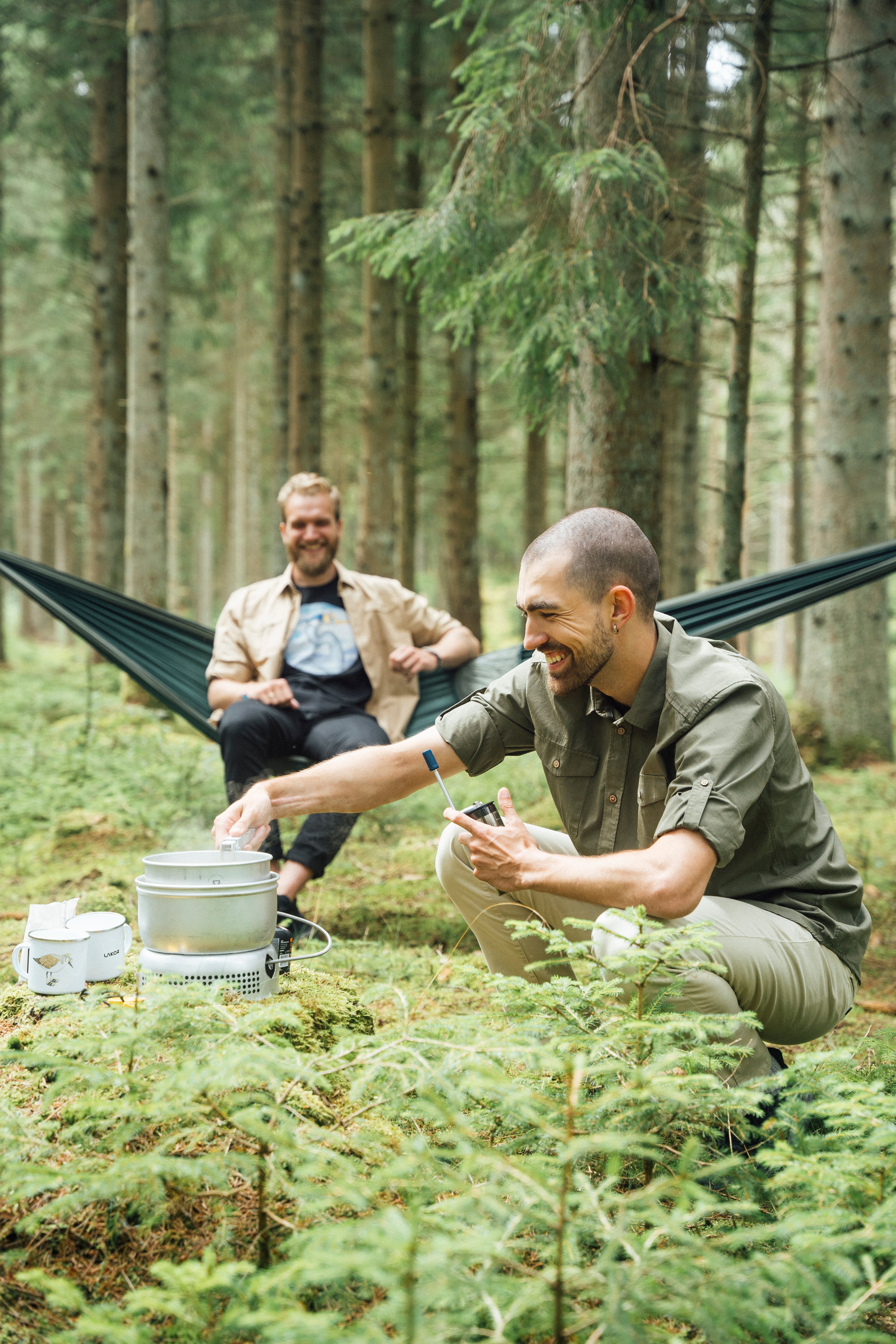 Klein skjorta (Deep Lichen Green)