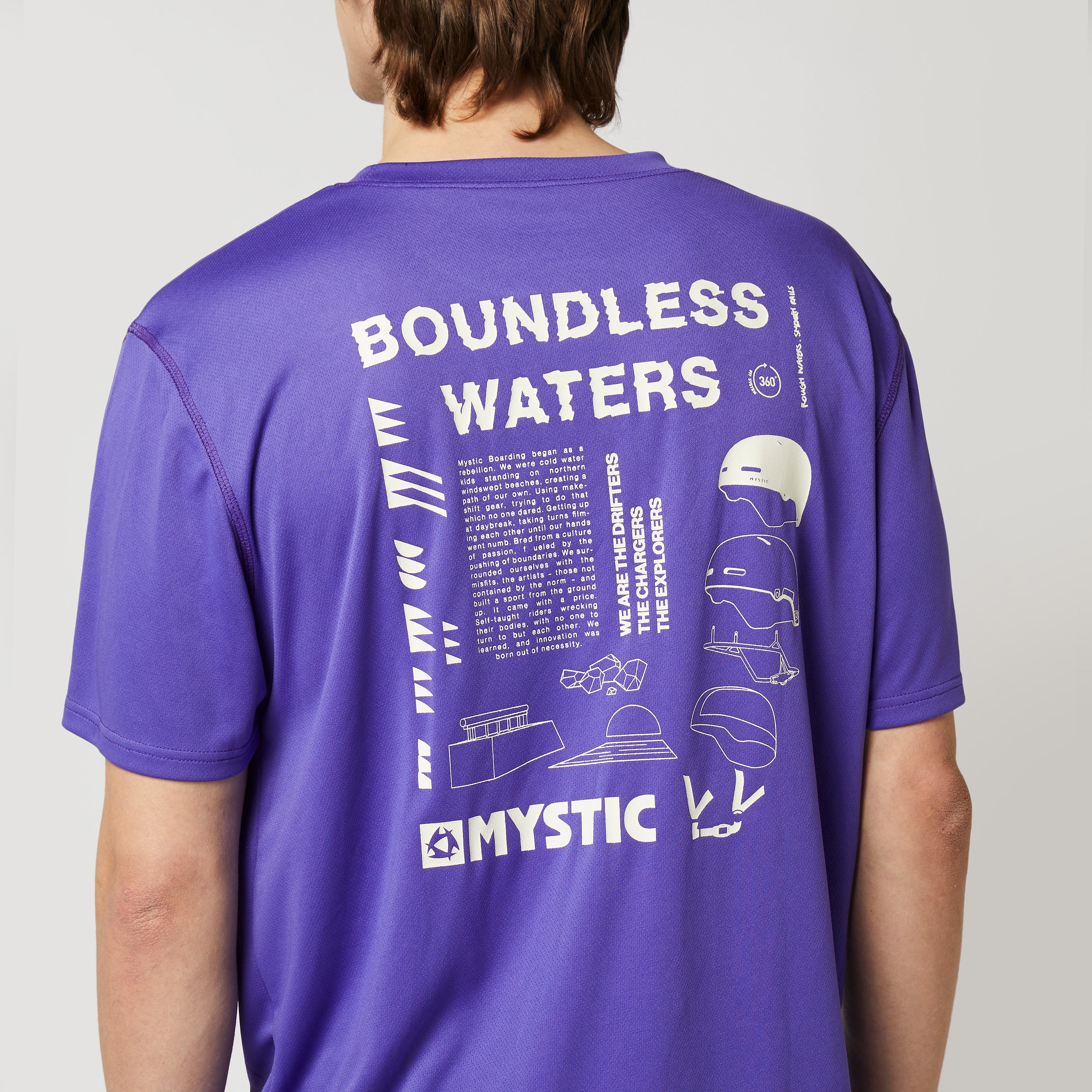 Tactic S/S Loosefit Quickdry - Purple