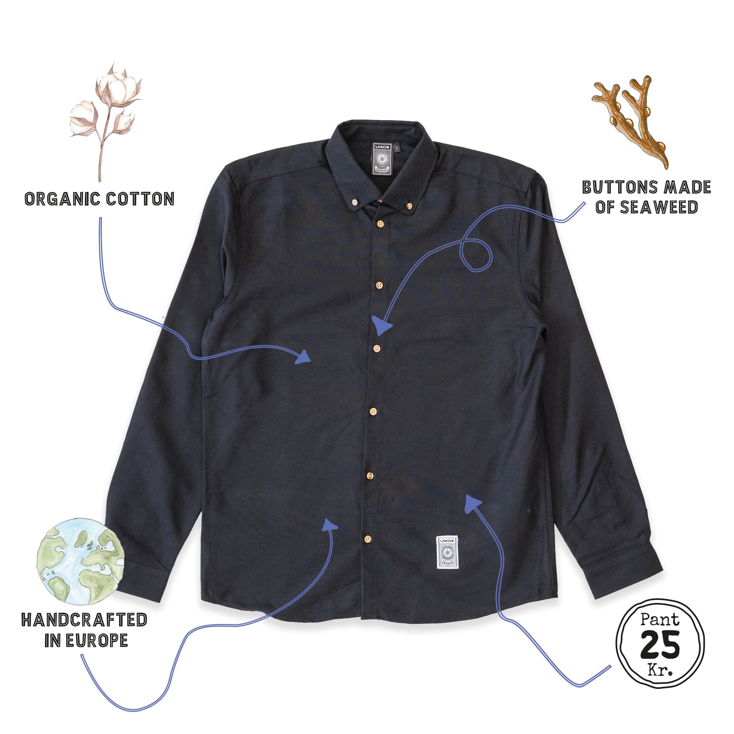 Oxford skjorta (svart)