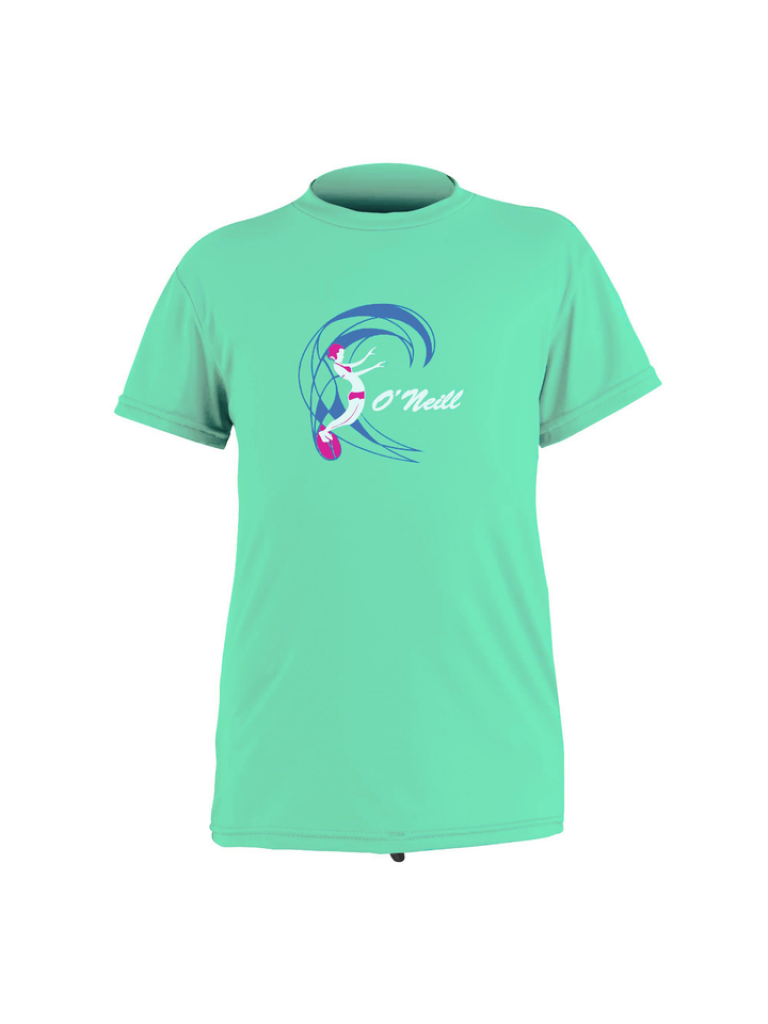 Toddler O'Zone S/S Sun Shirt - Girls - light aqua