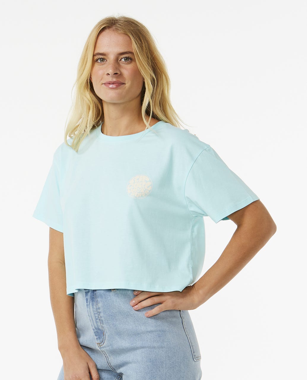 Wettie Icon Crop Kortärmad T-shirt