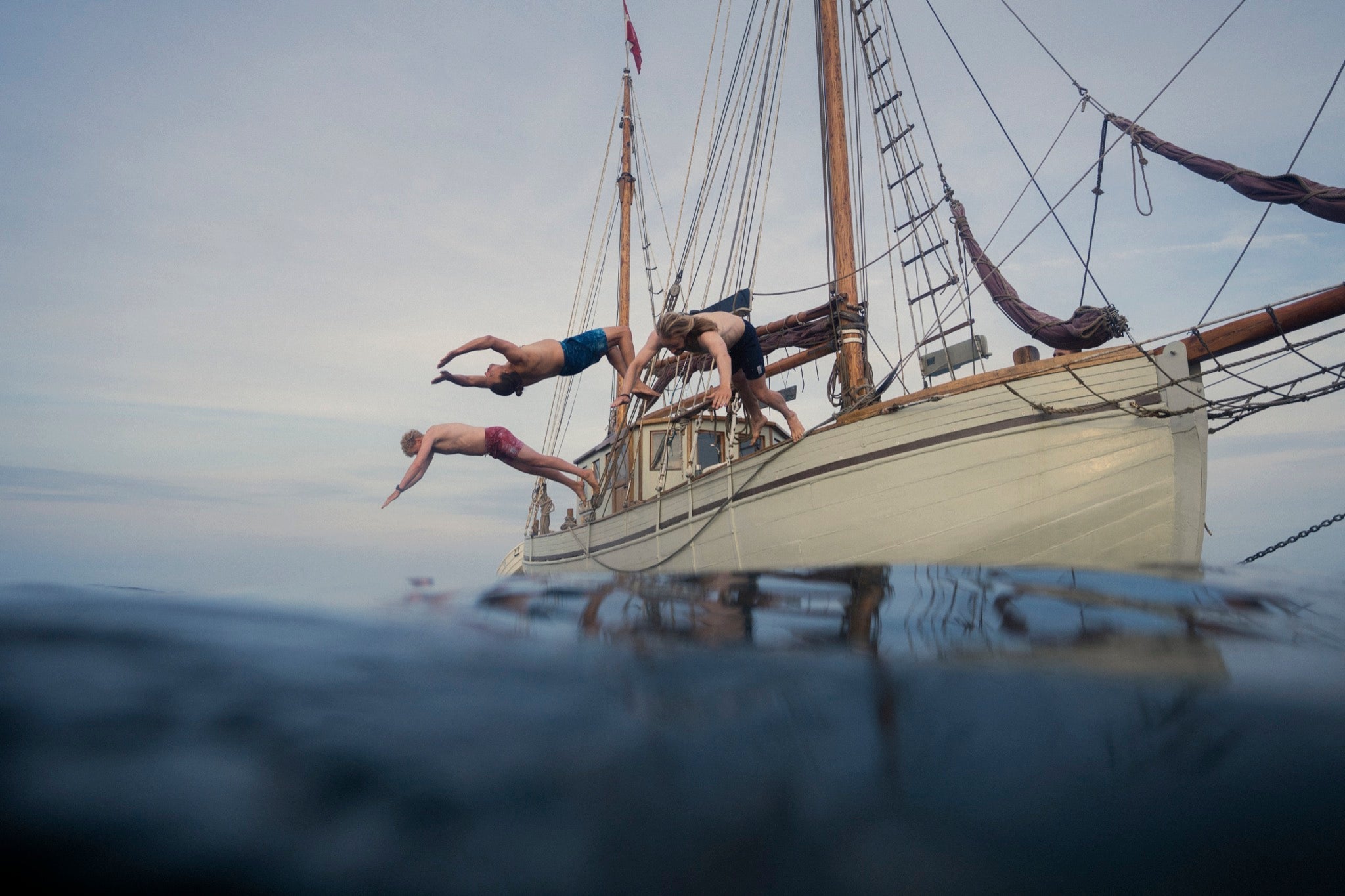 Beach Washed Shorts (blå)