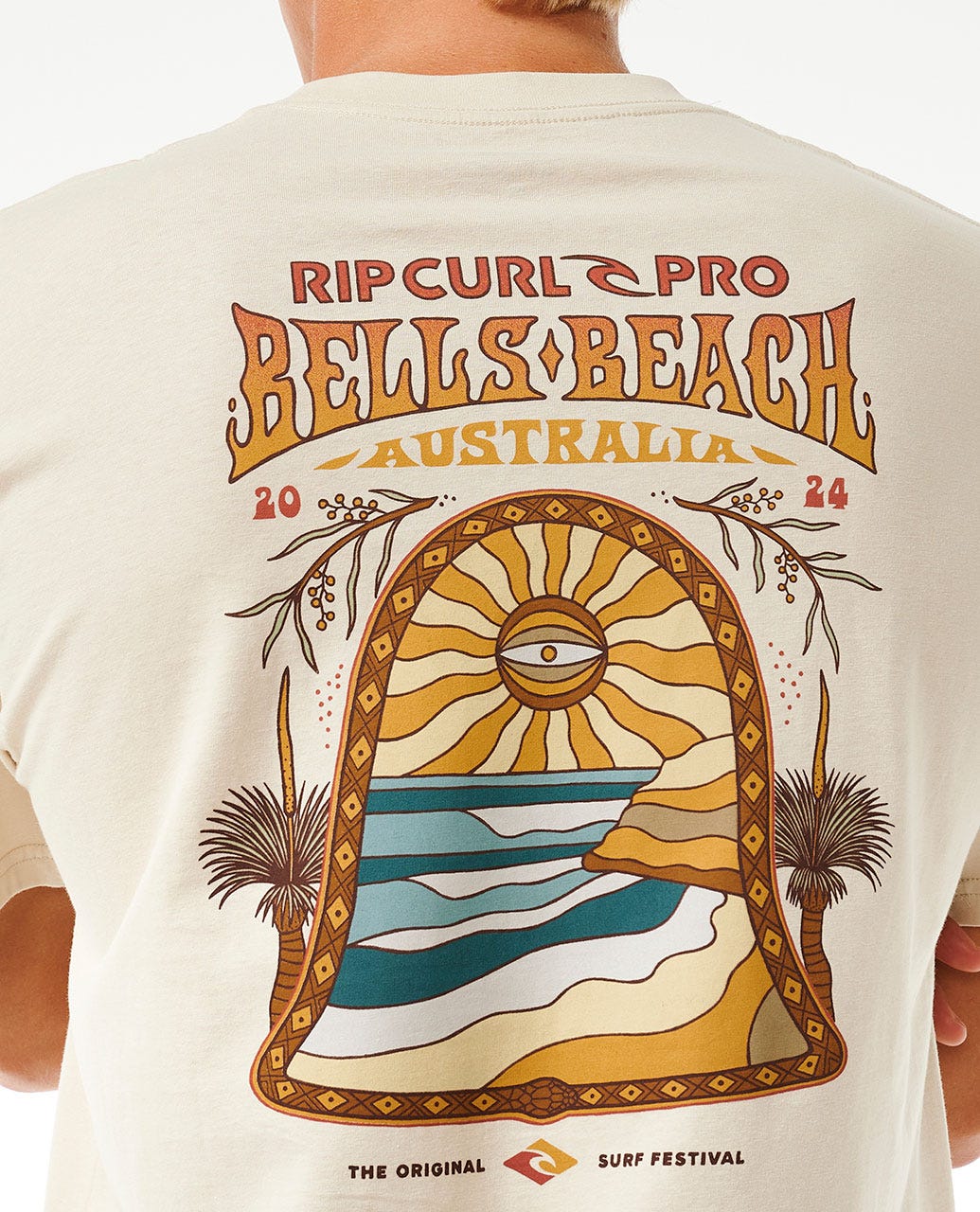 Rip Curl Pro Bells Beach 2024 Line Up kortärmad t-shirt