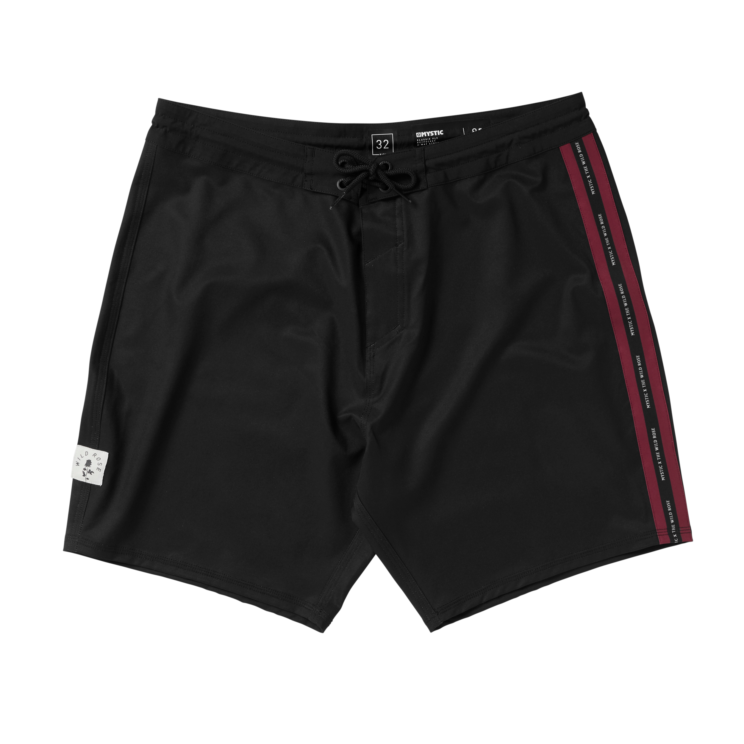 Mystic - Wild Rose Boardshorts - Black