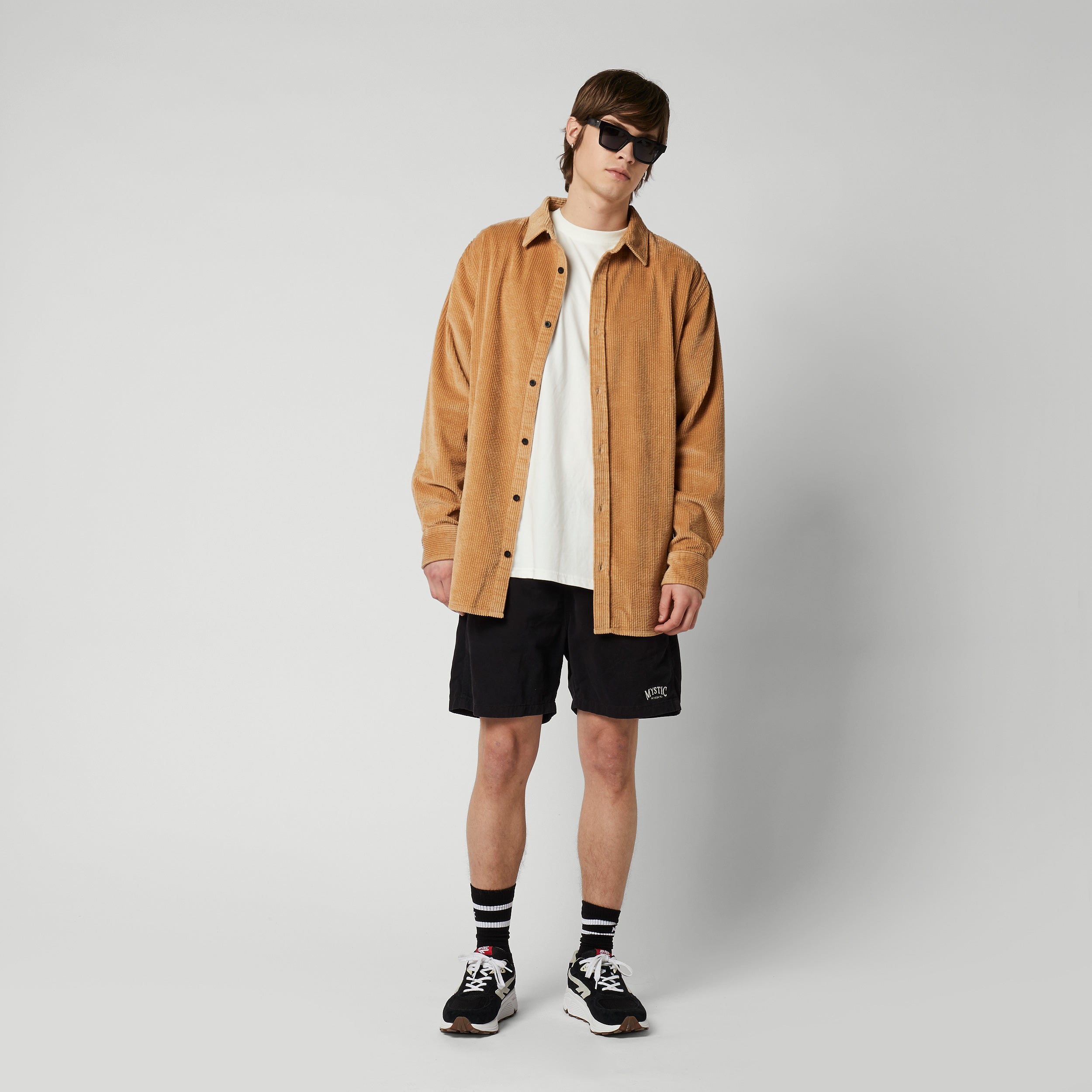 Corduroy Shirt - Slate Brown