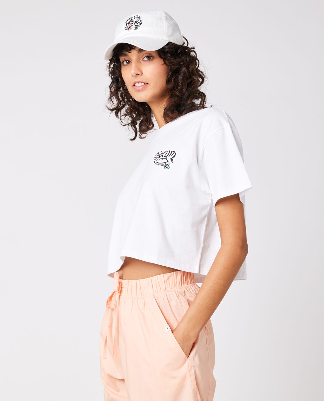 Paradiso Crop kortärmad t-shirt