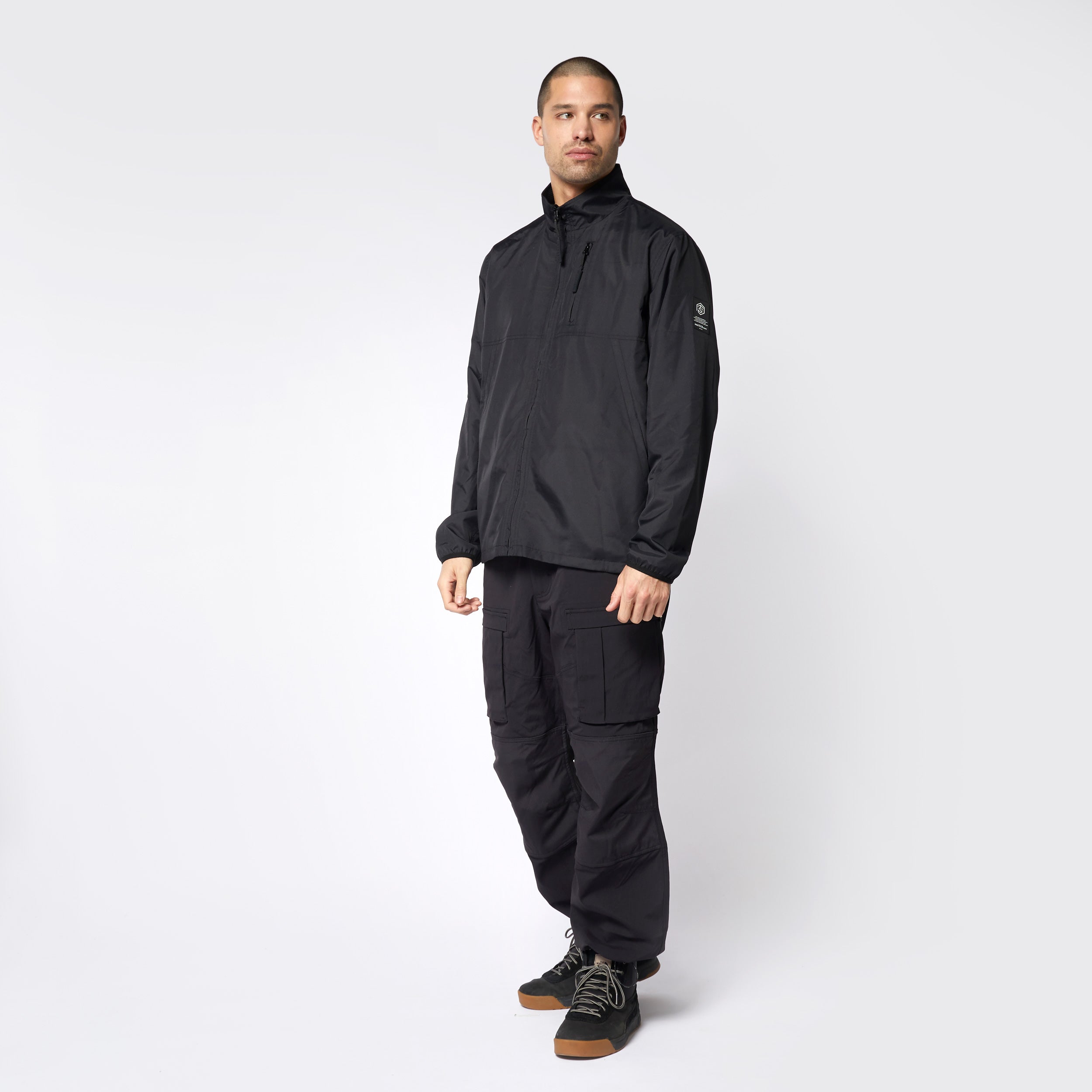 DTS Reversible Zip Thru Jacket - Black