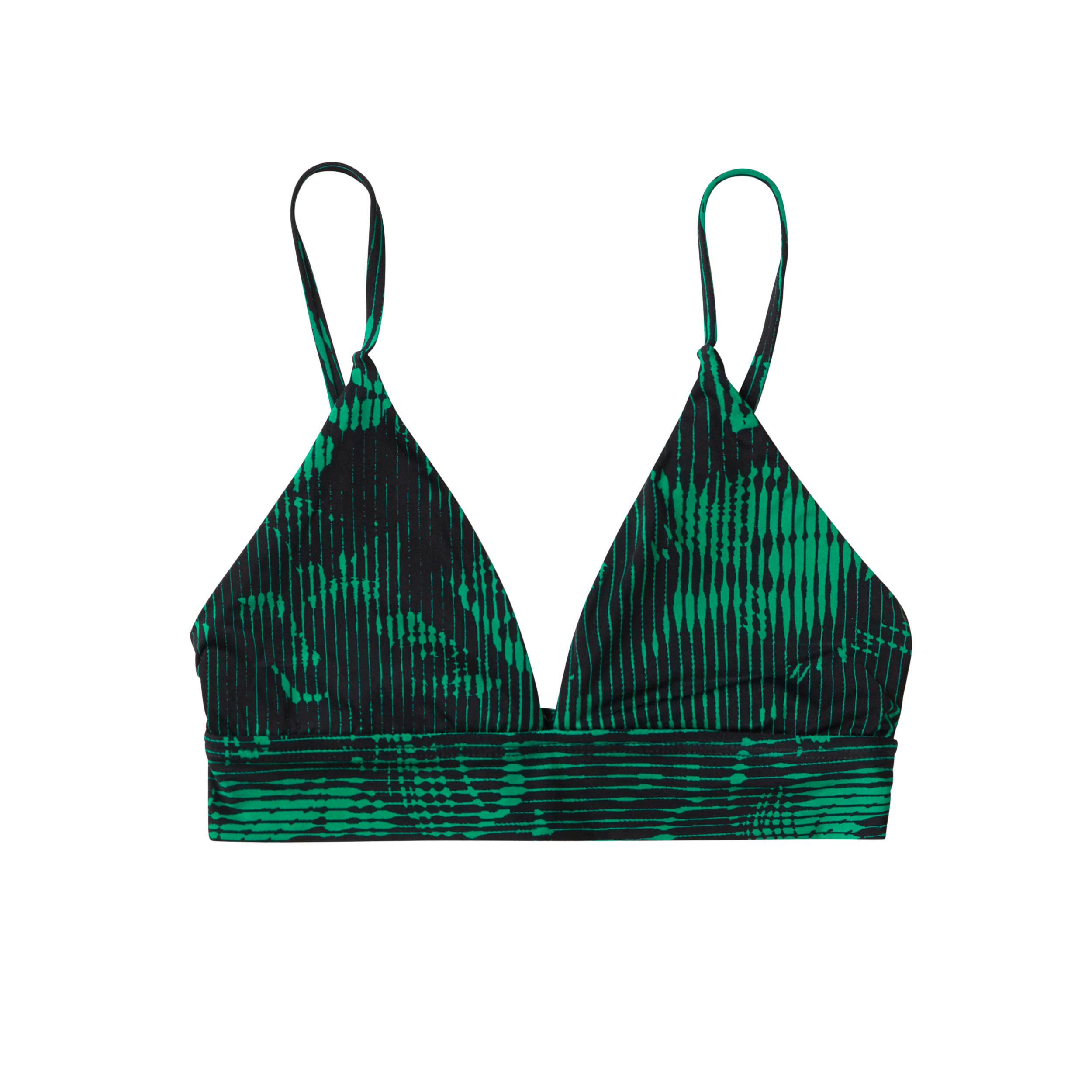 Mystic - Daze Baselayer Bikini Top - Black / Green