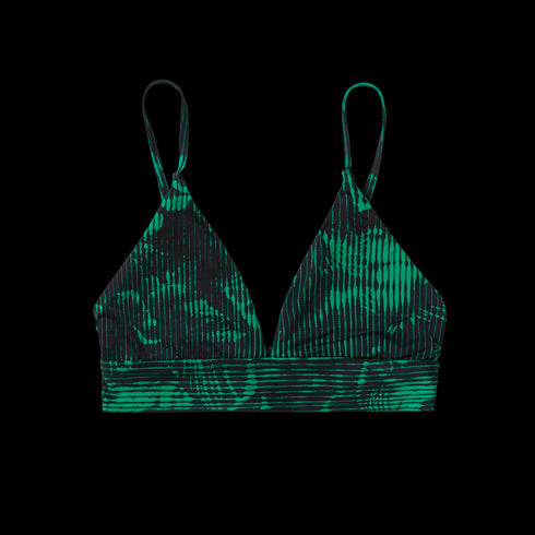 Mystic - Daze Baselayer Bikini Top - Black / Green