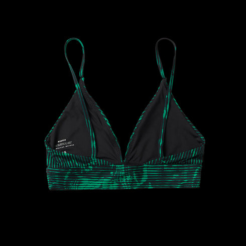 Mystic - Daze Baselayer Bikini Top - Black / Green