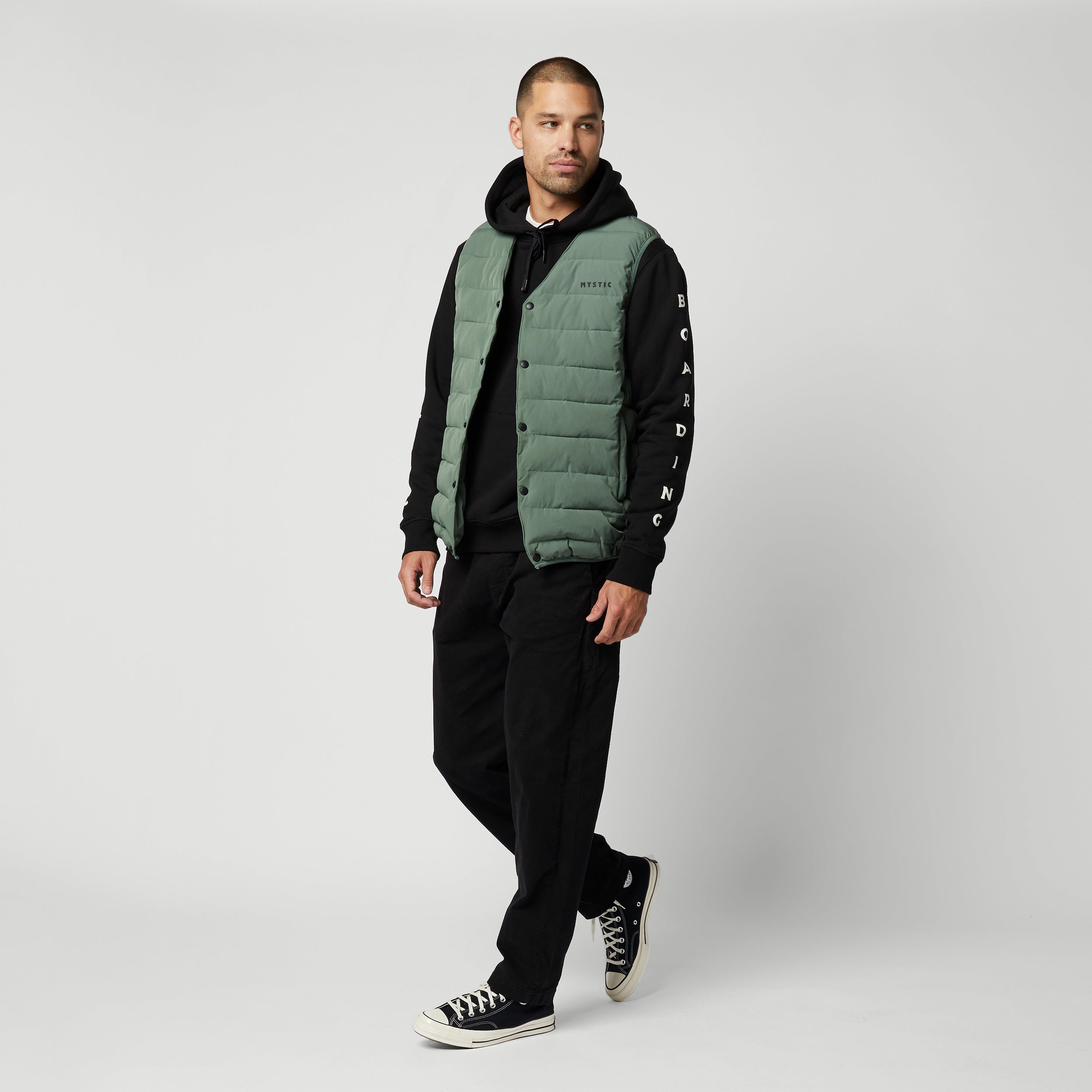 Quilted Bodywarmer - Brave Green