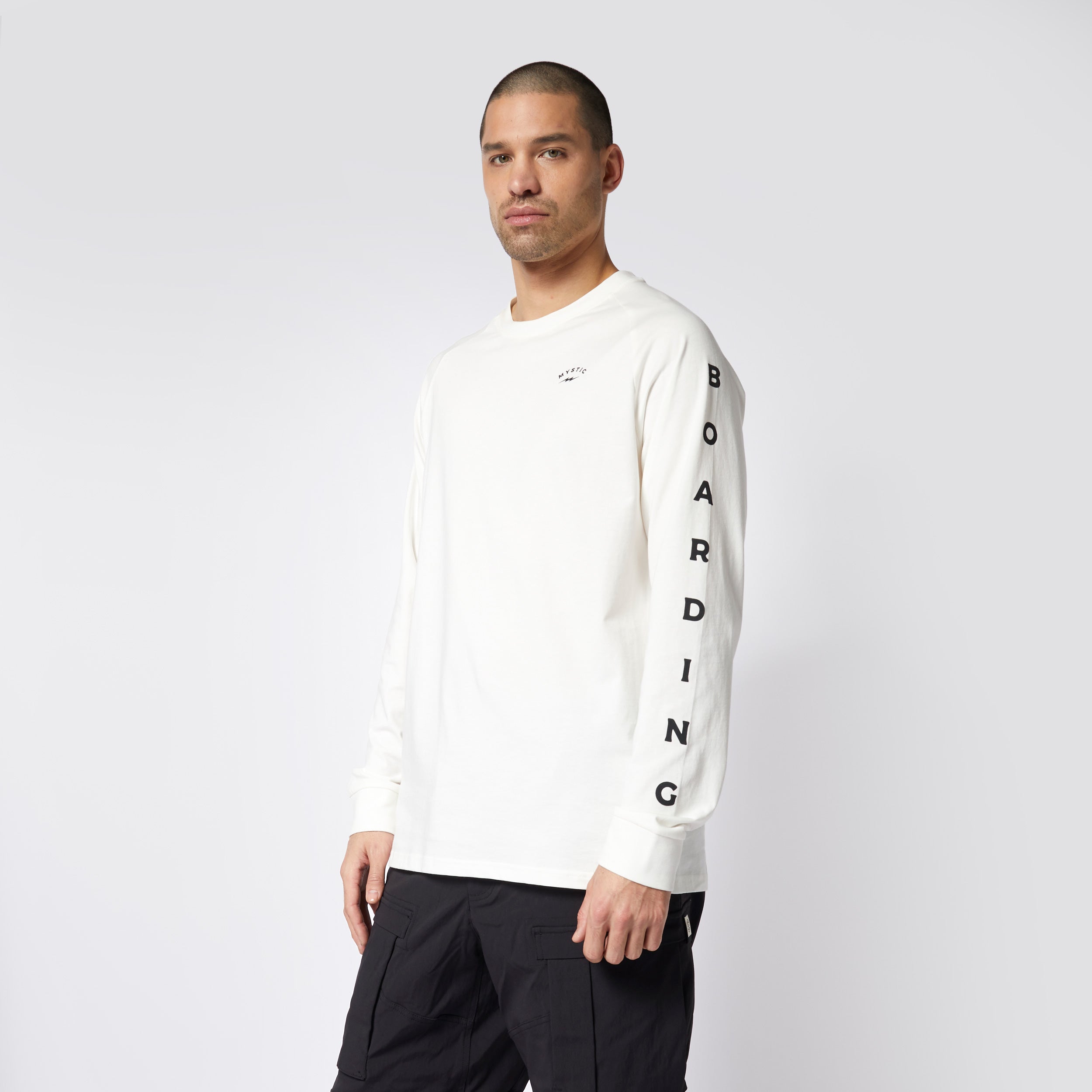 Mystic - Bolt L/S Tee - Off White