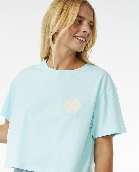 Wettie Icon Crop Kortärmad T-shirt