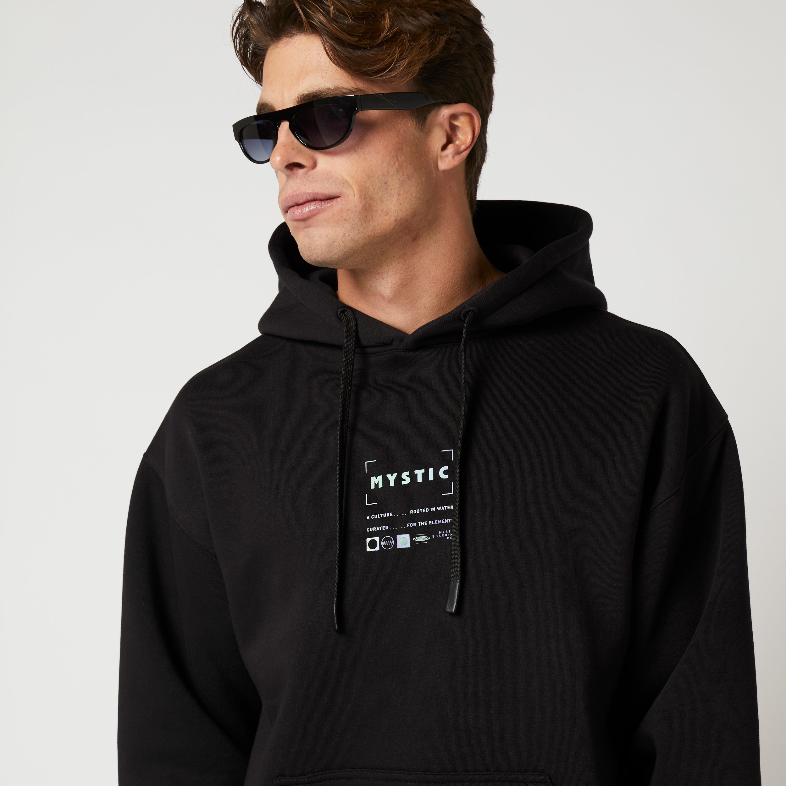 Mystic - Sequence Hood Sweat - Black
