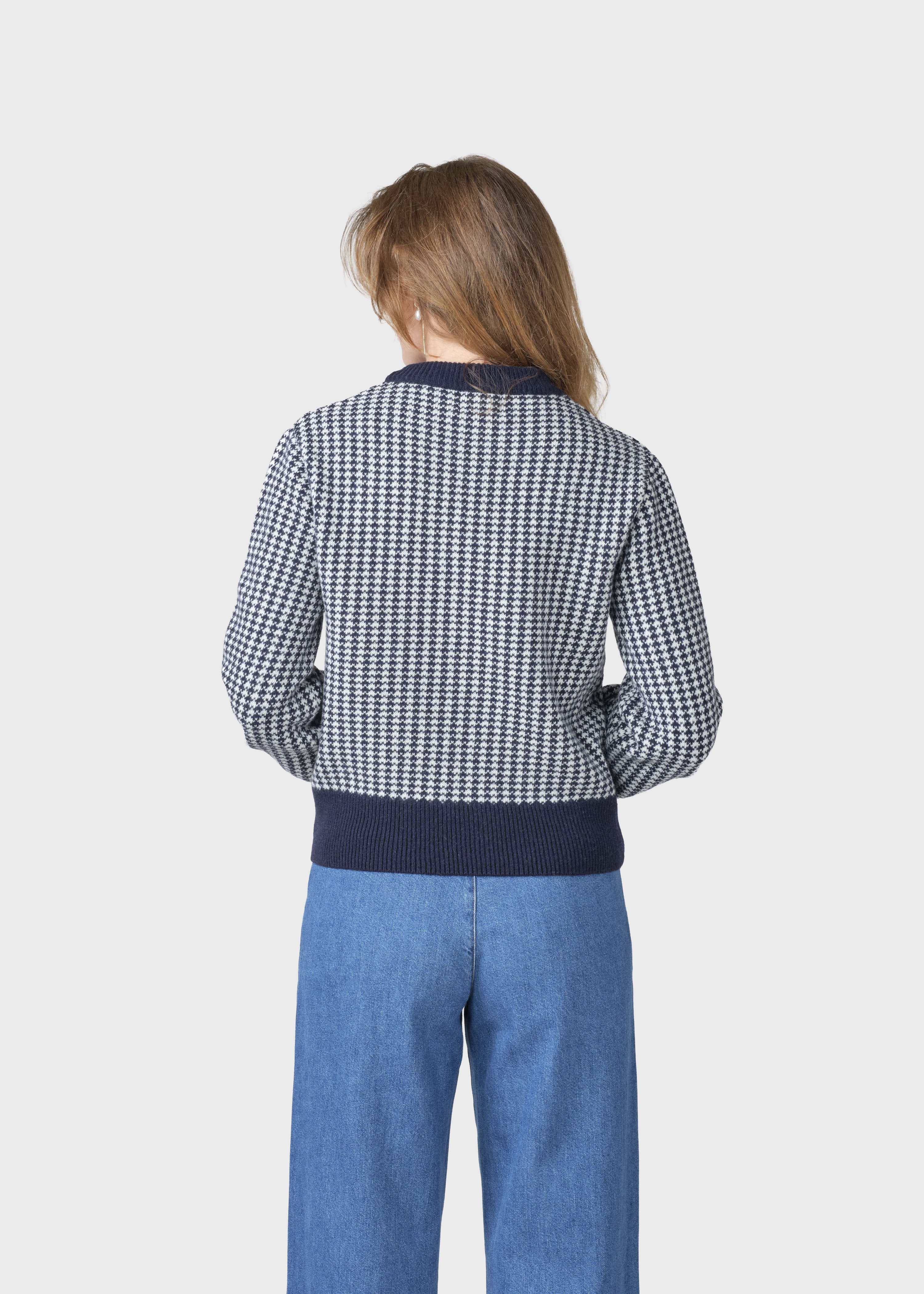 Agnes Knit - Navy/cream