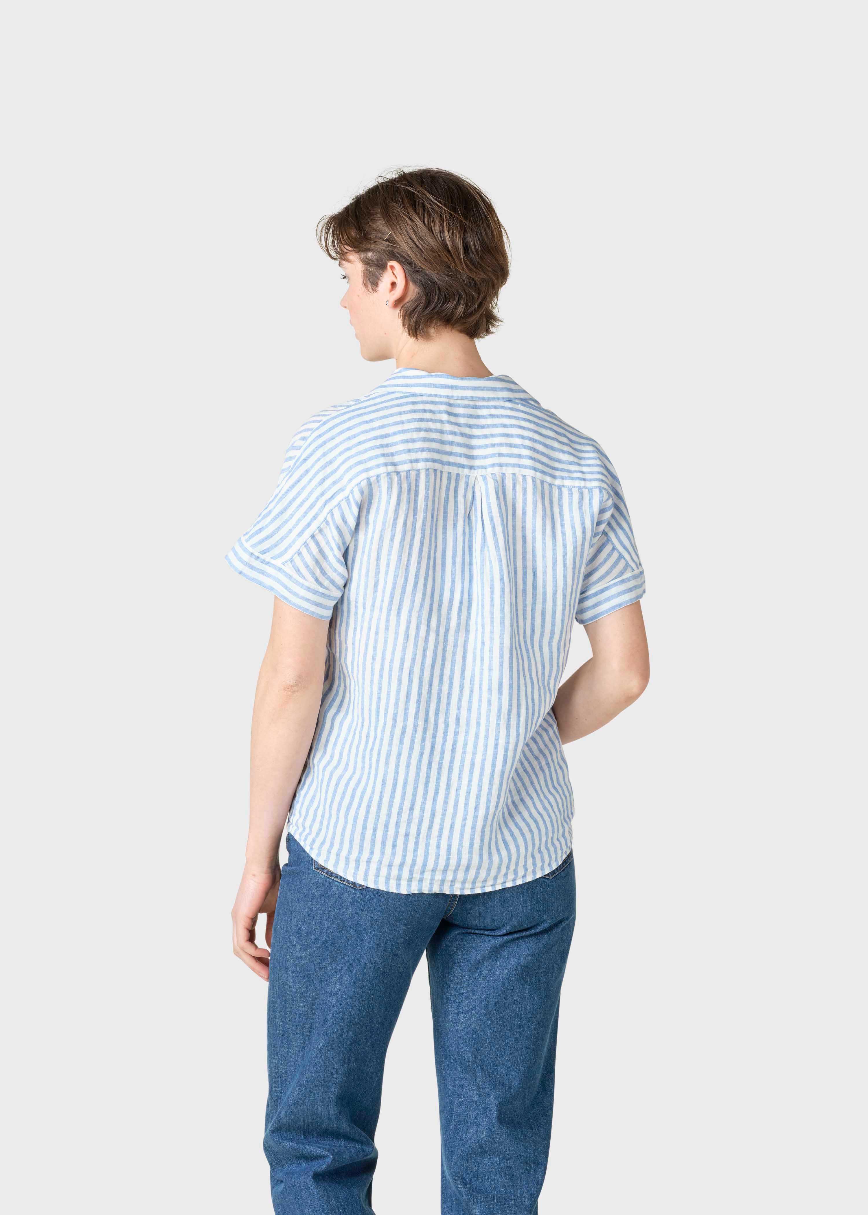 Amanda Shirt - Cream/light Blue