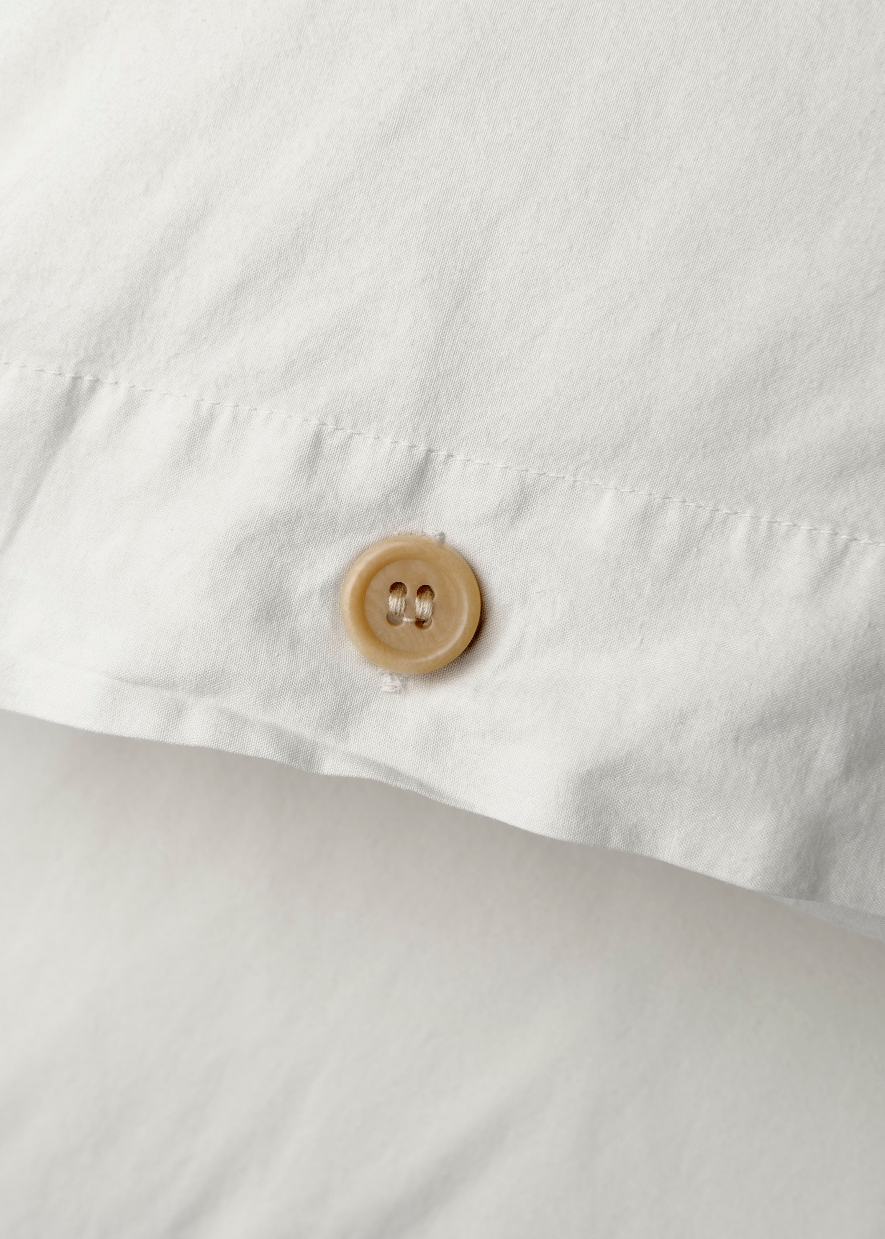 Bed Set - Plain - 140 X 200 + 80 X 80 - White